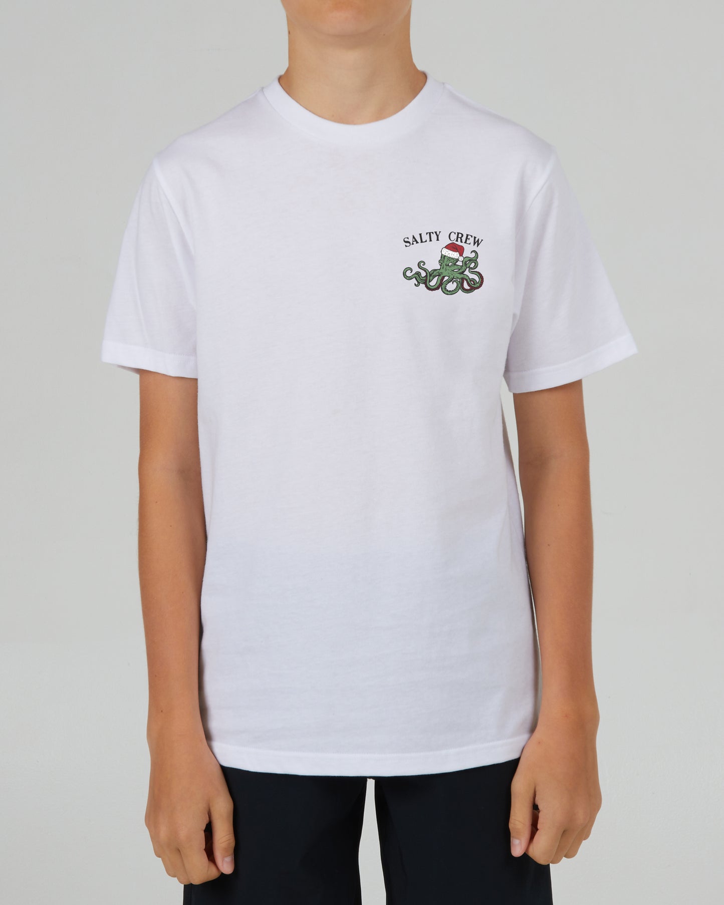 Octomas Boys White S/S Tee