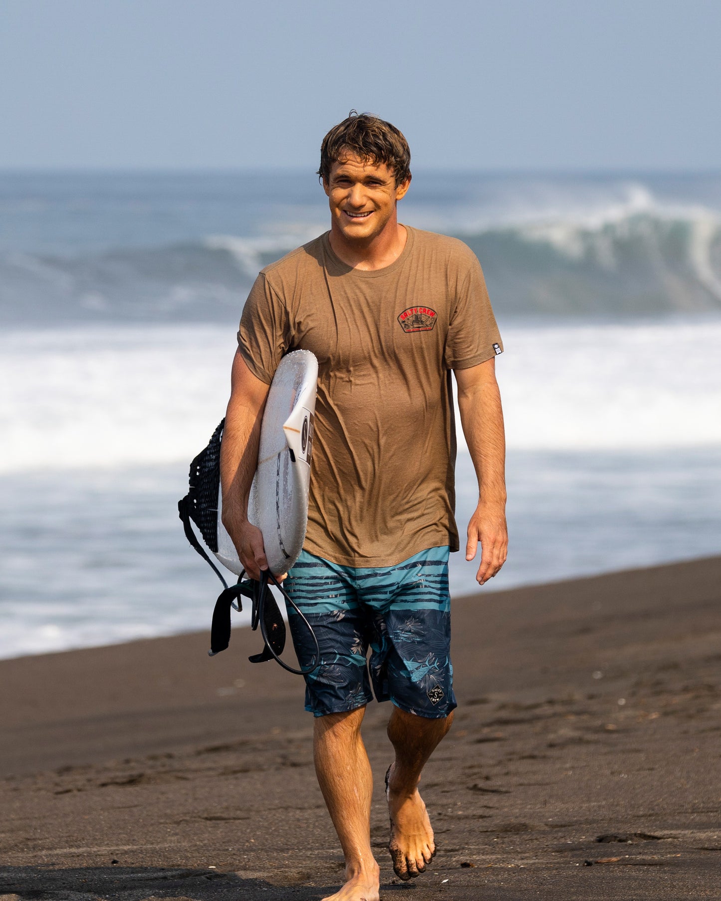 Lifestyle shot of surfer