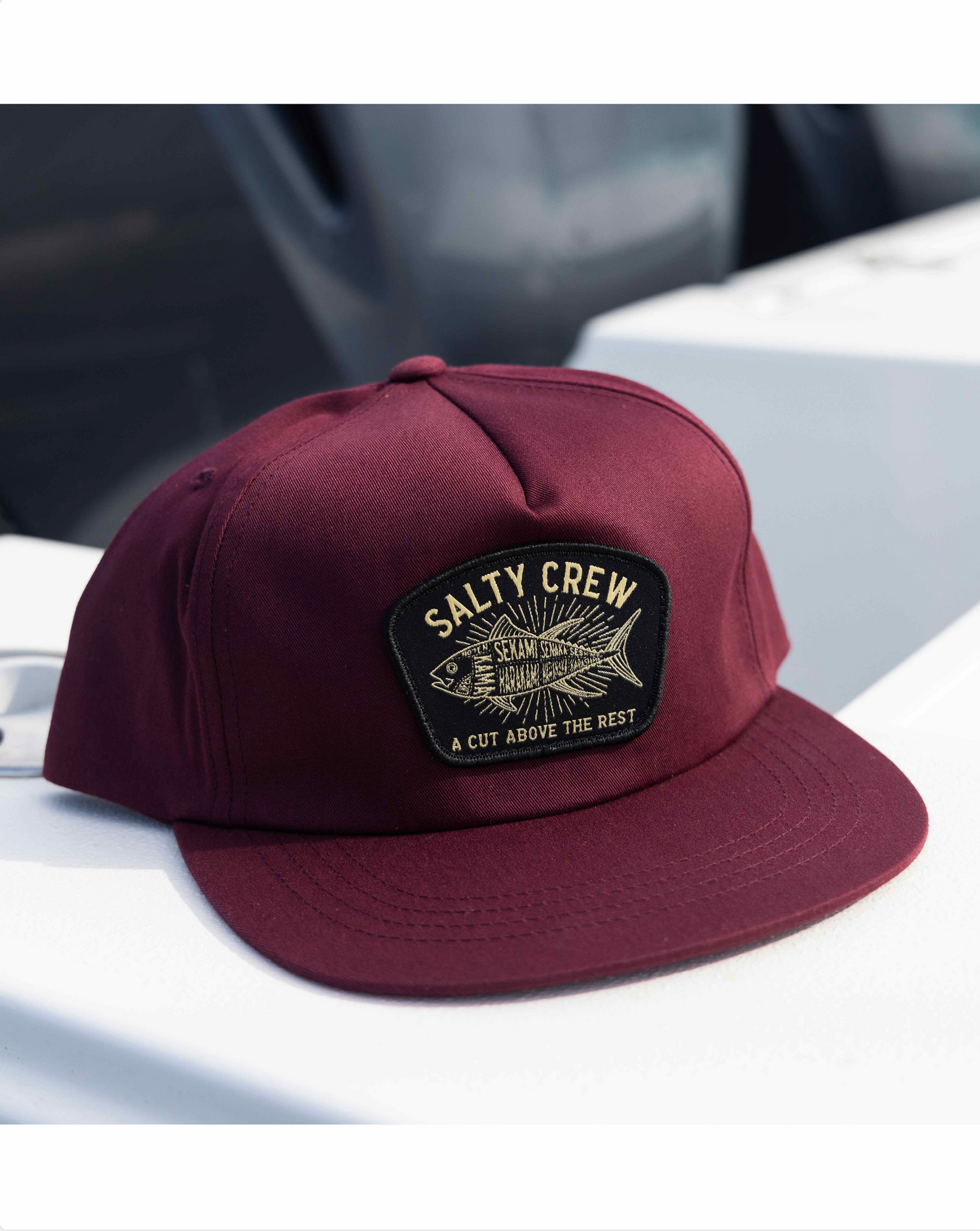 Cut Above Burgundy 5 Panel