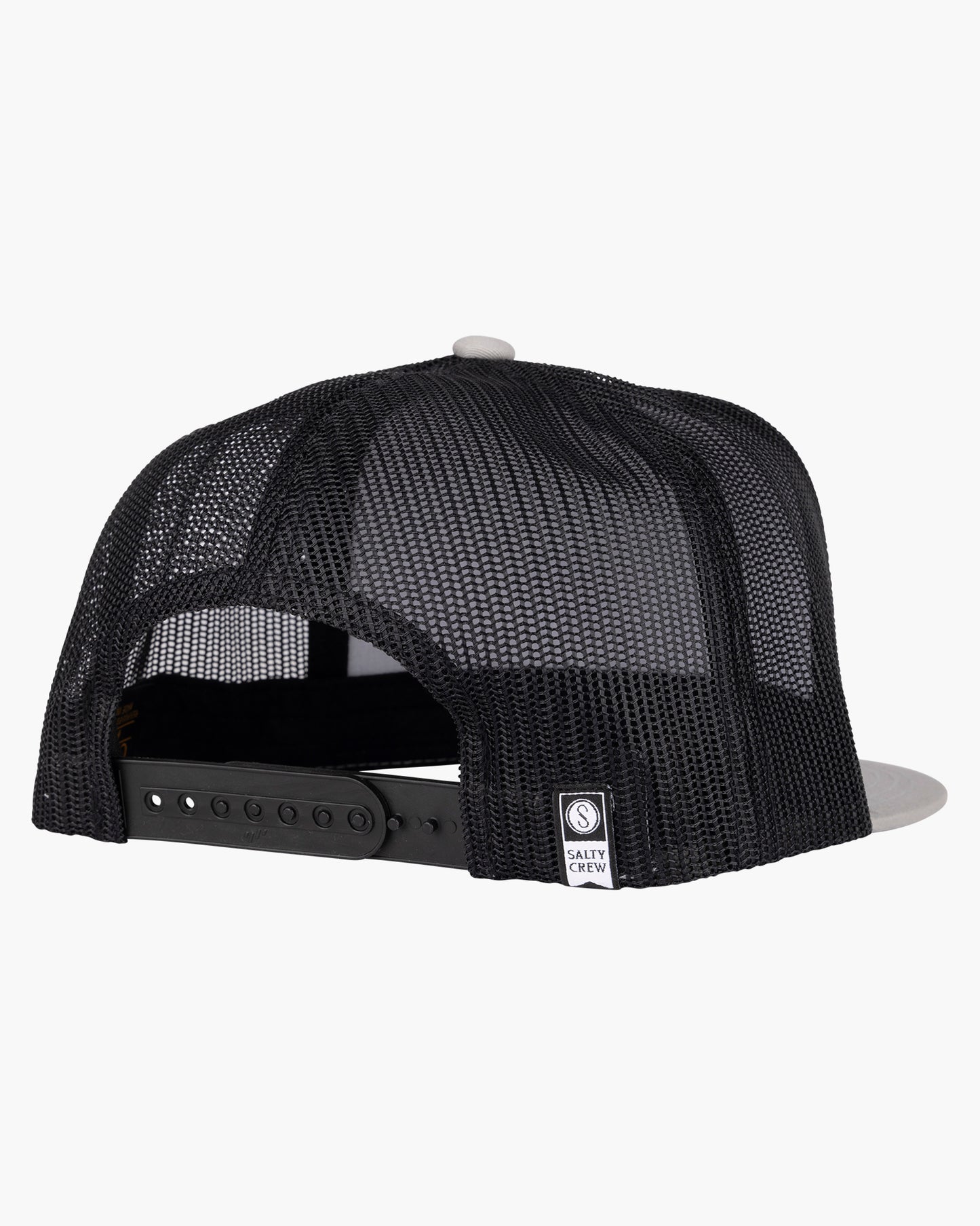 back view of Bruce Trucker Silver/Black