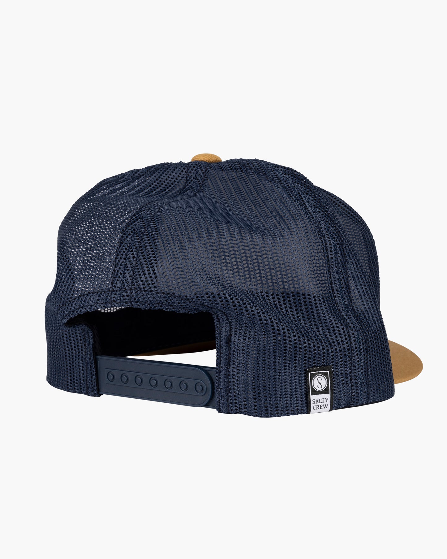 Back of the Double Haul Ivory/Spruce Trucker