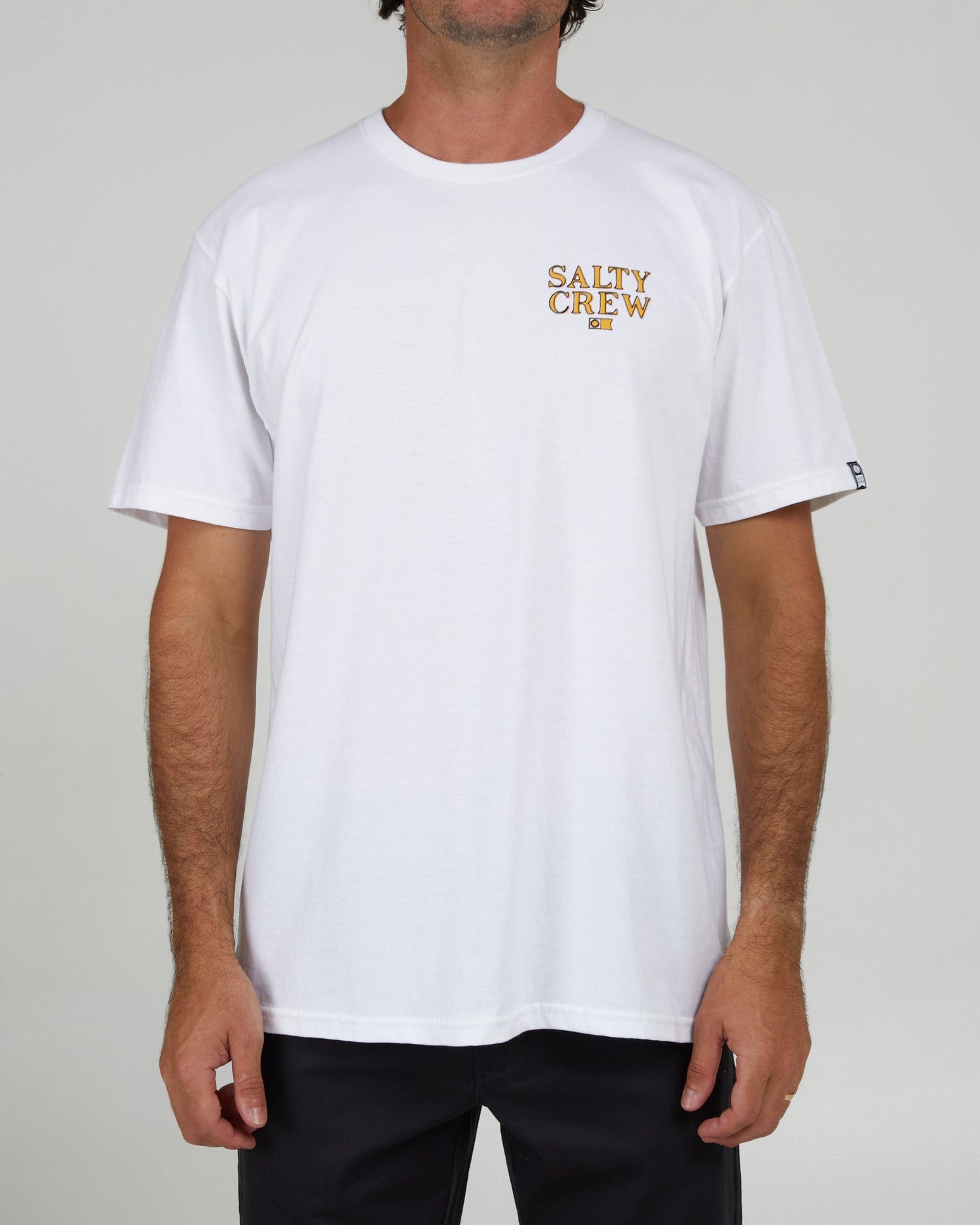 front view of Fish On White S/S Standard Tee