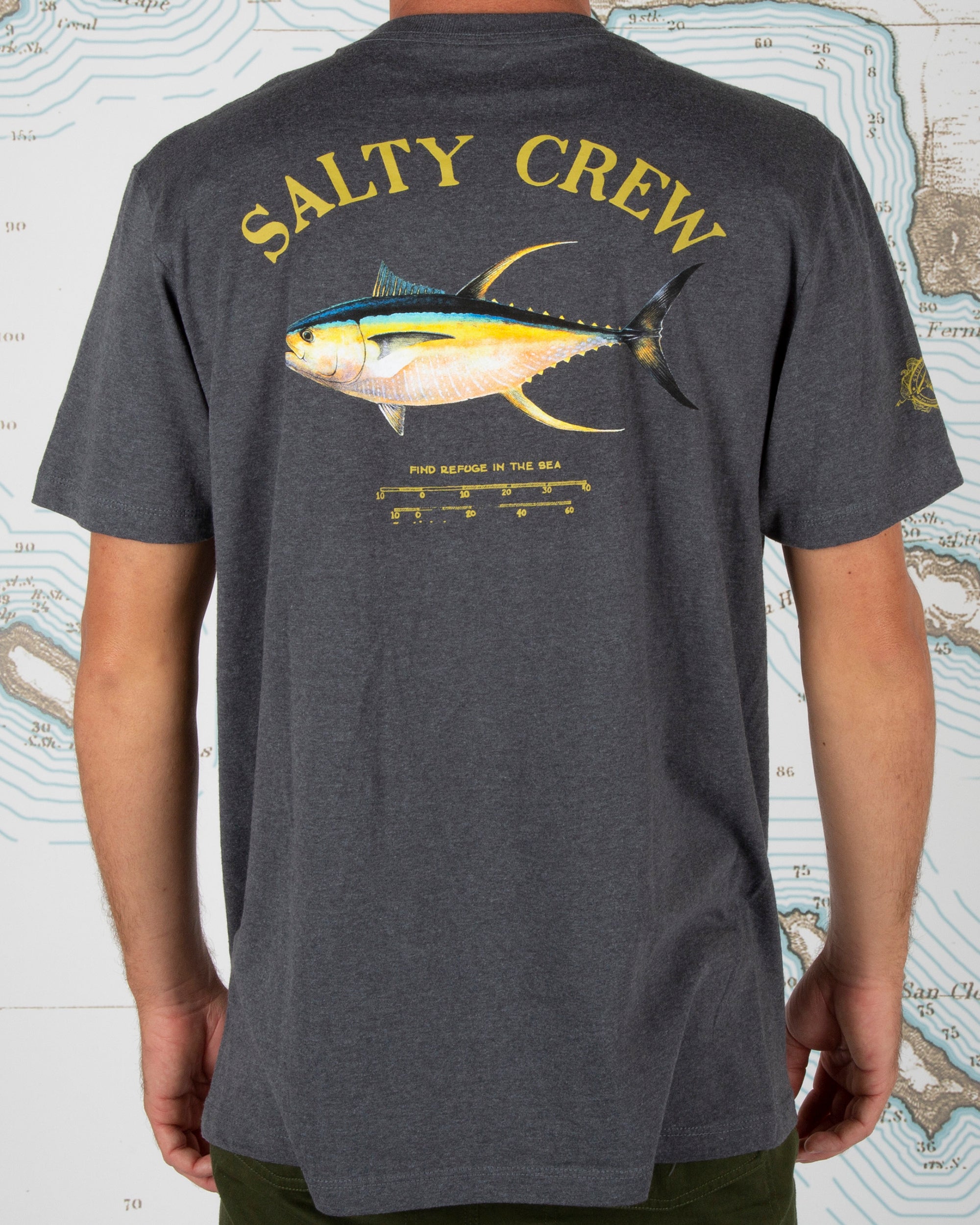 Salty Crew Ahi Mount T-Shirt - Grey Heather