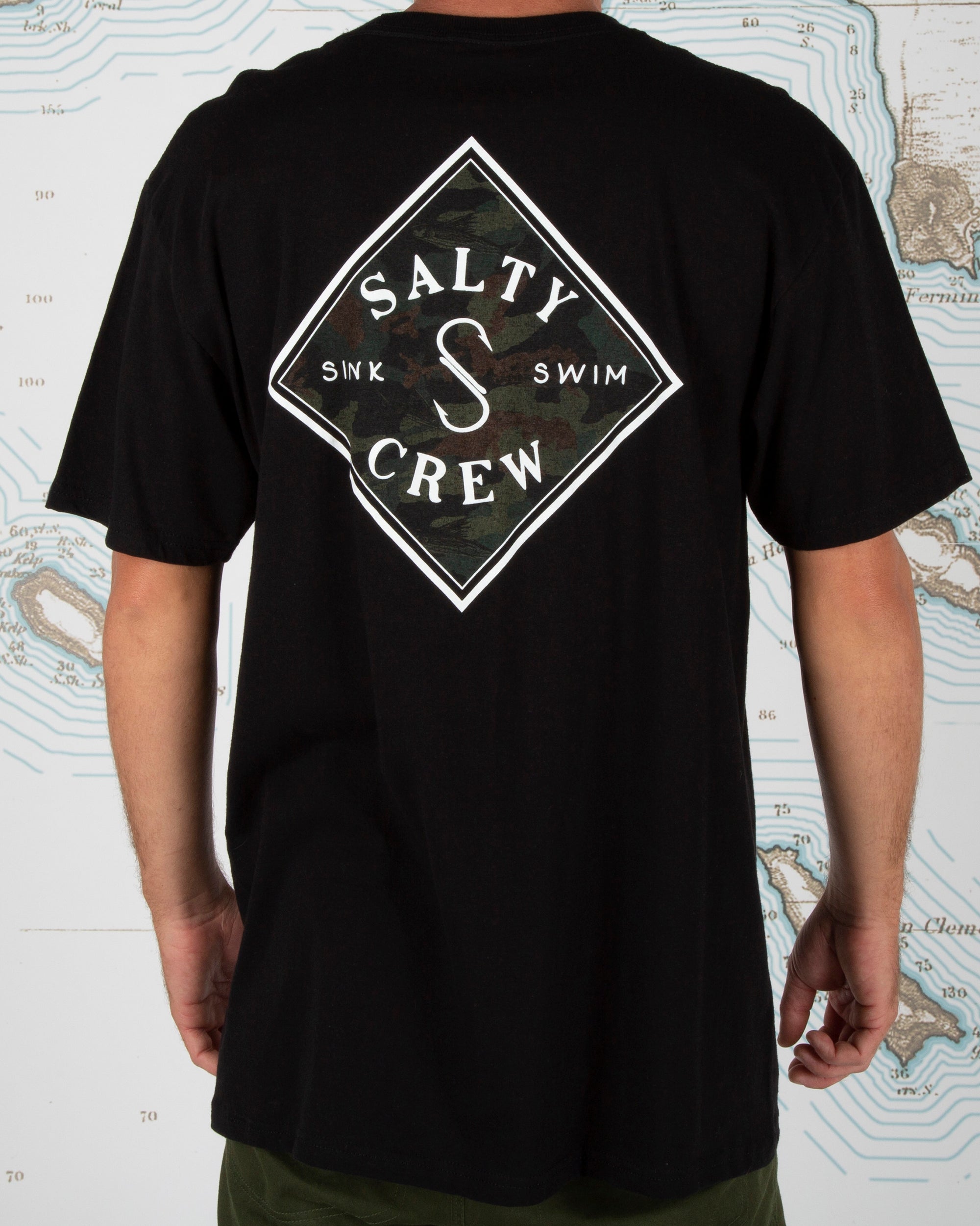 Salty Crew - Tippet Decoy Black S/S Tee