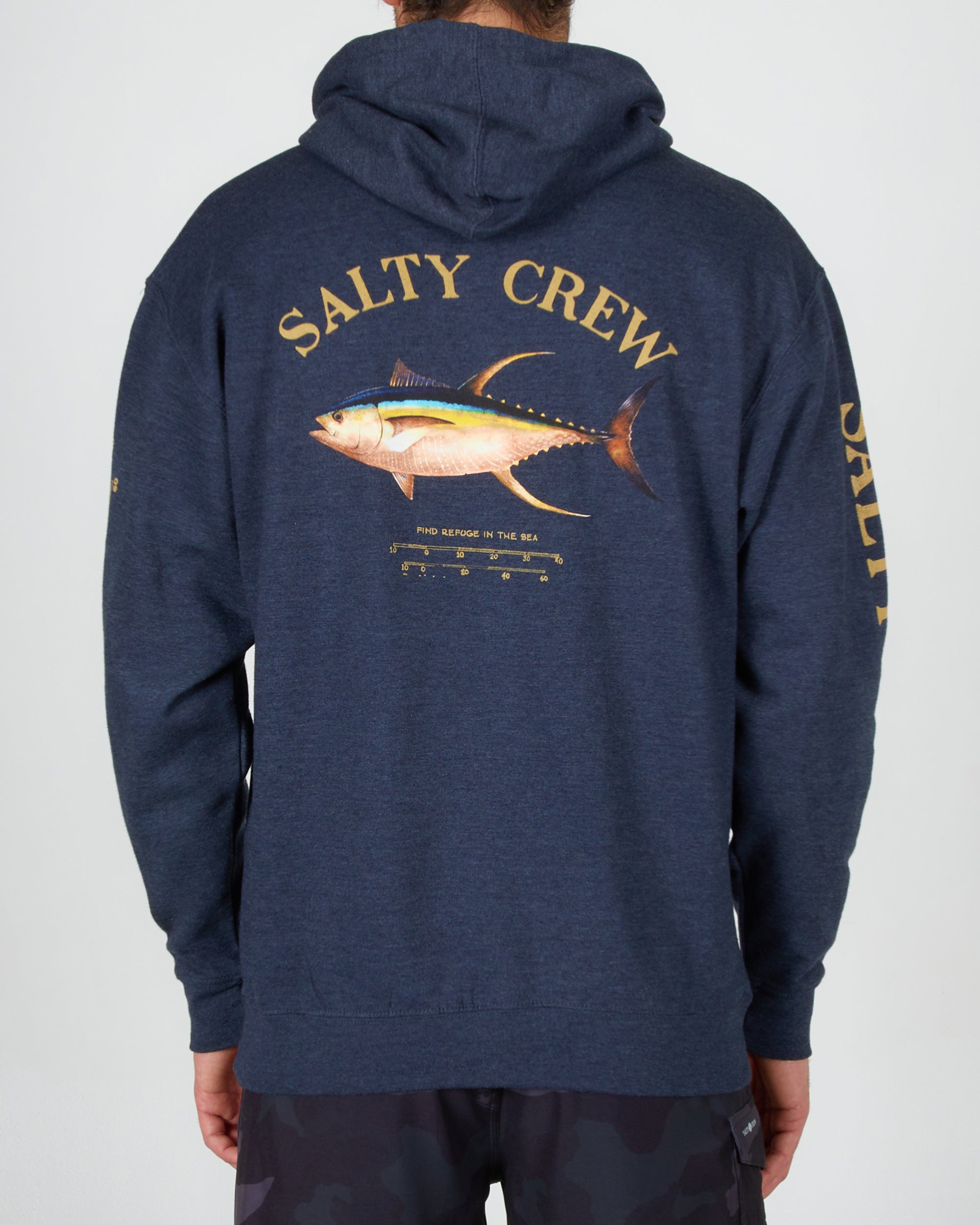 AHI MOUNT HOODED FLEECE Navy Heather