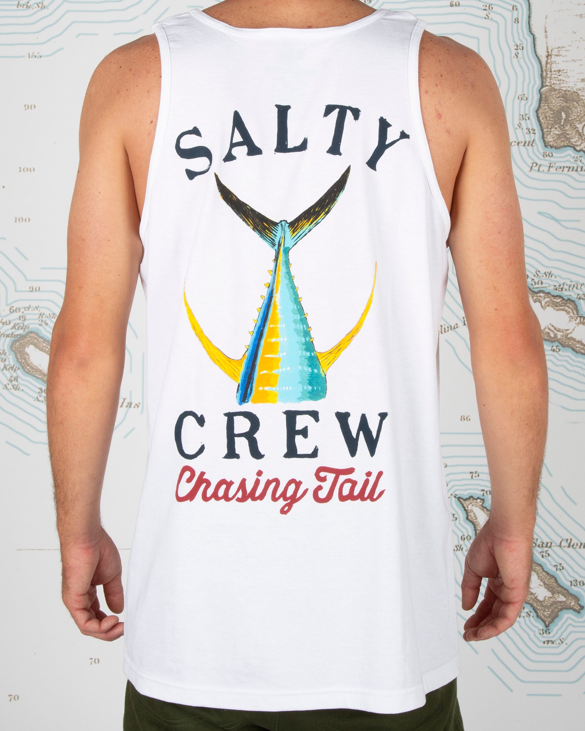 Salty Crew - Tailed White Tank