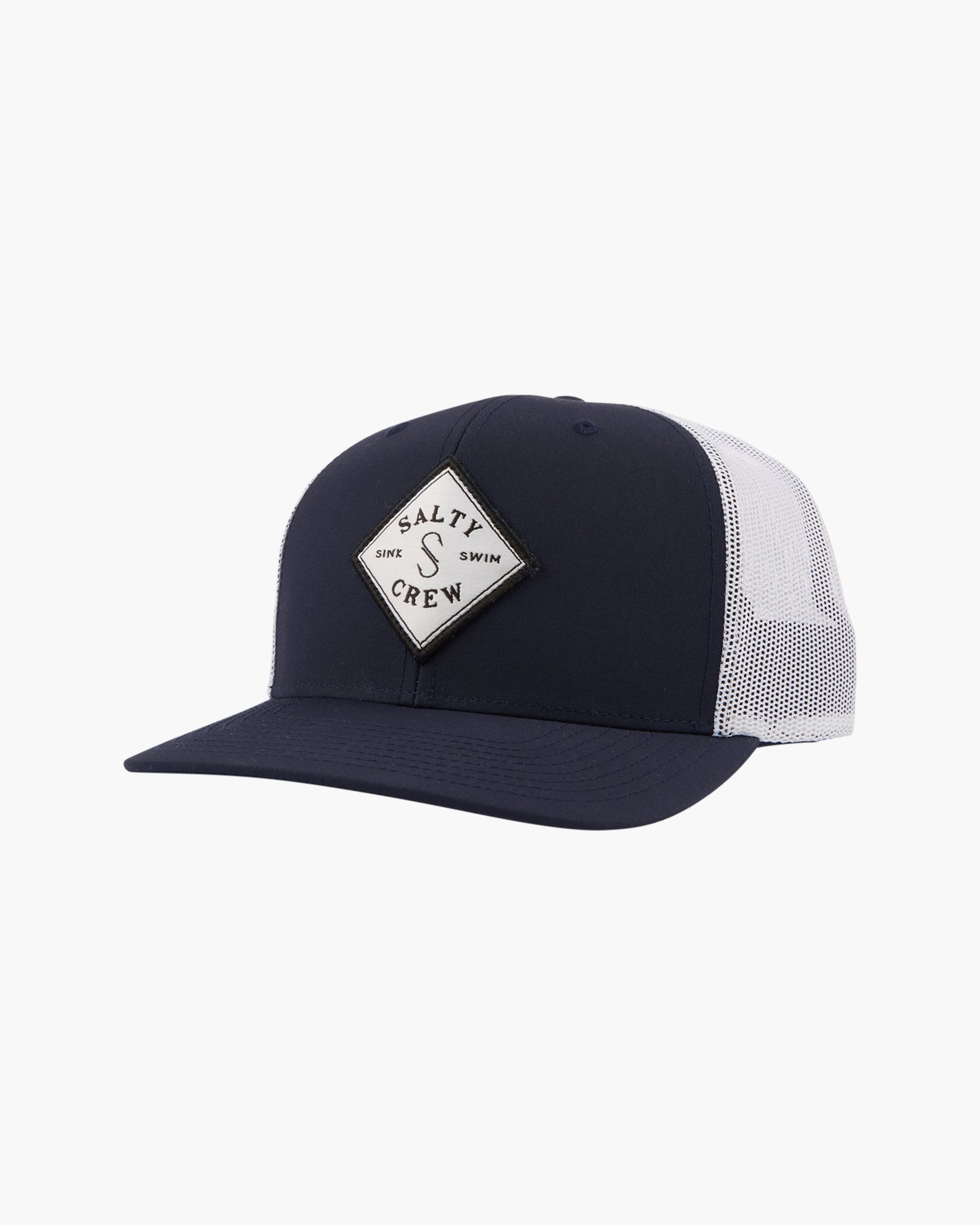 Front of Sealine Navy/White Retro Trucker