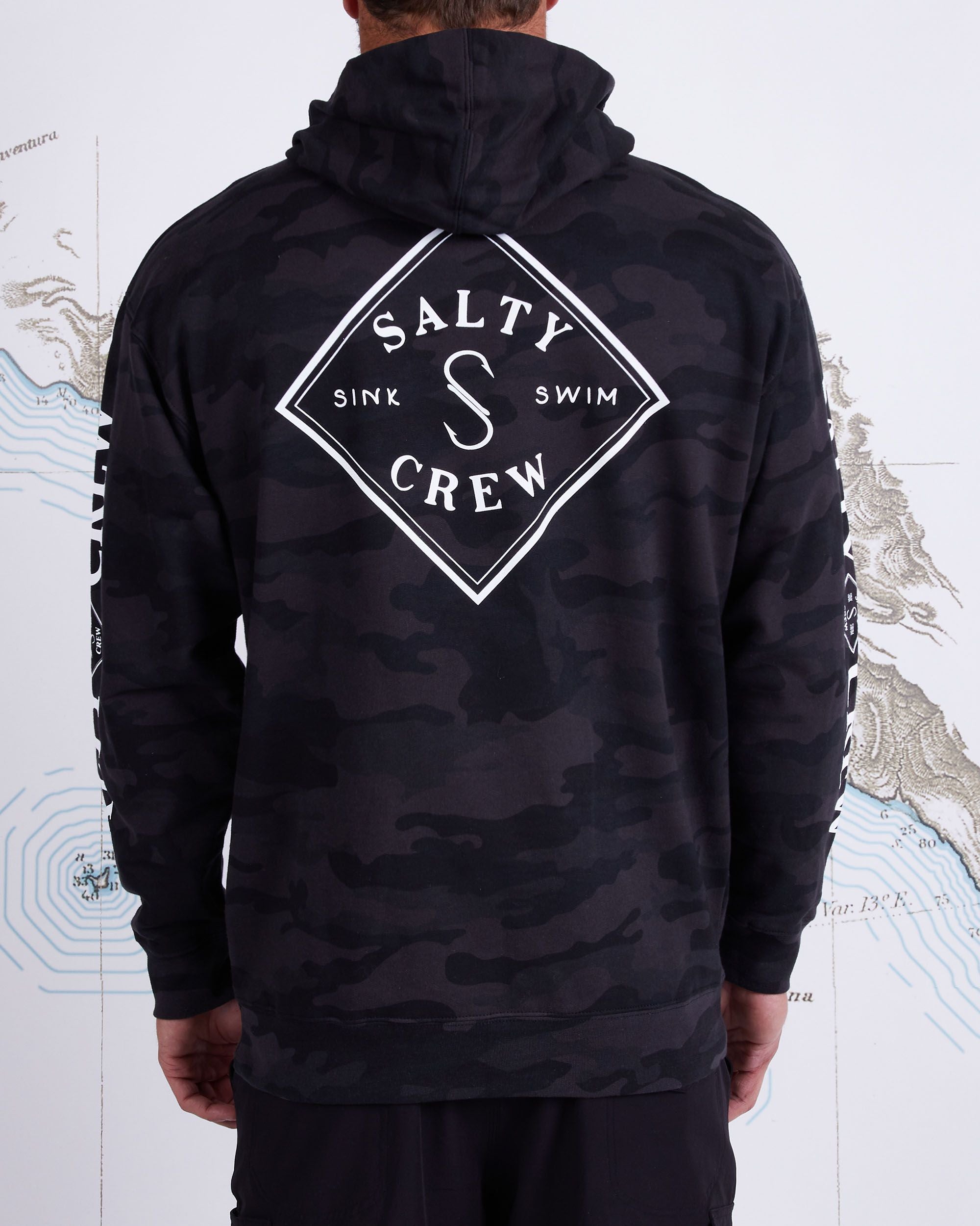 Mens salty on sale crew hoodie