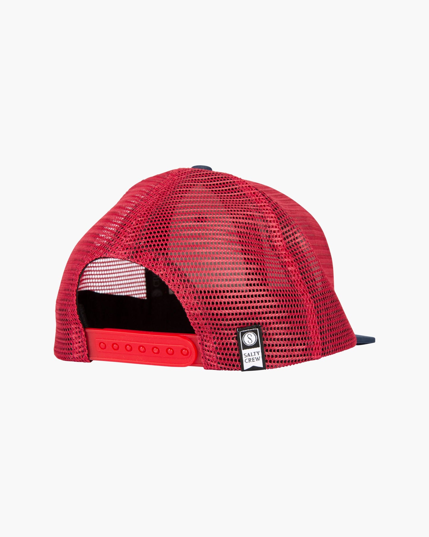 Back of the Sealine Boys Navy/Red Retro Trucker