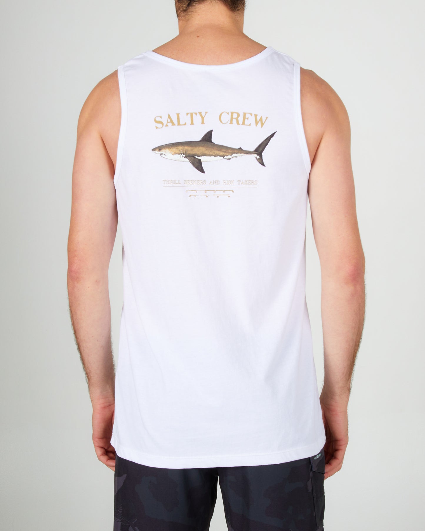 back graphic of Bruce White Tank