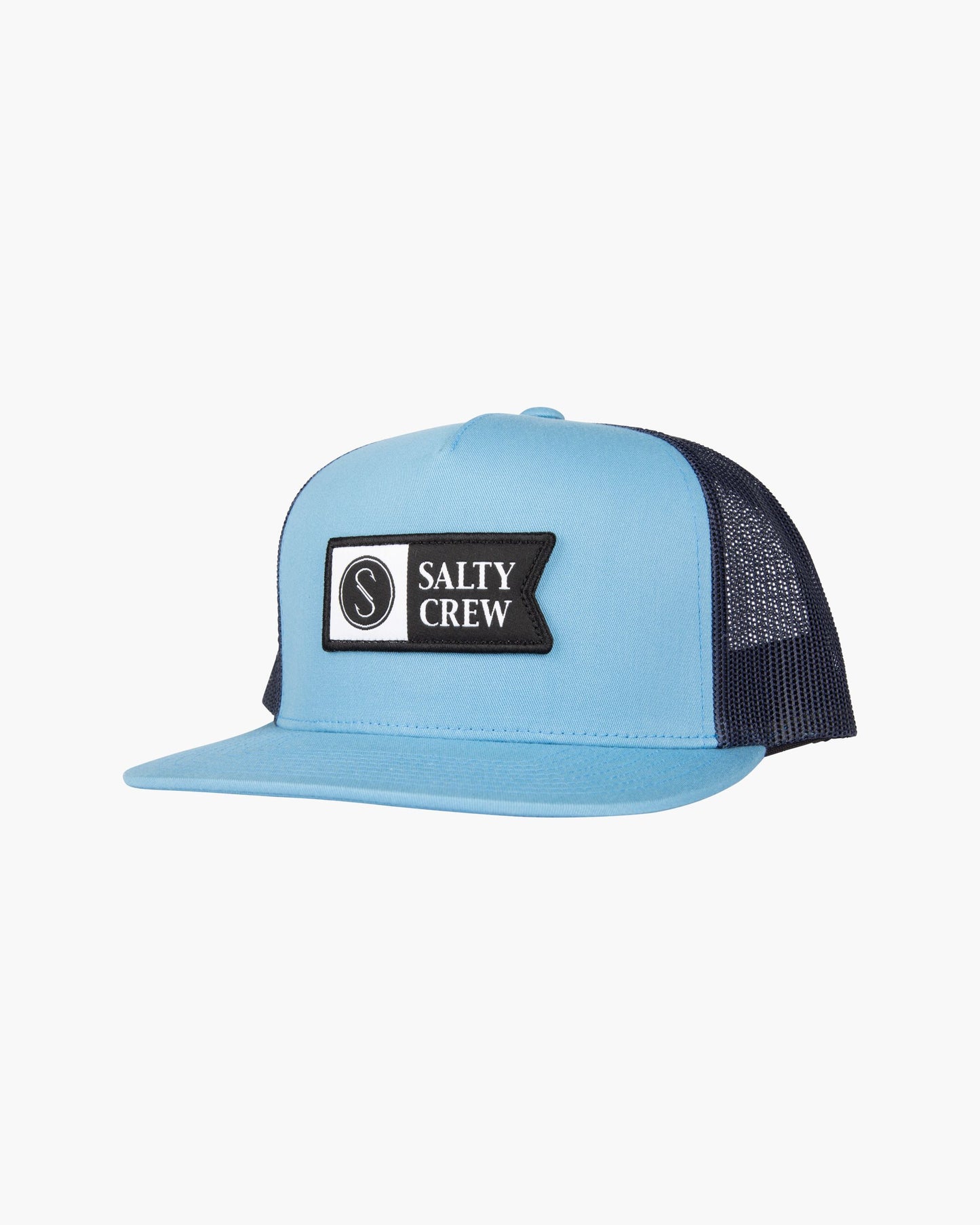 Front of the Alpha Twill Trucker