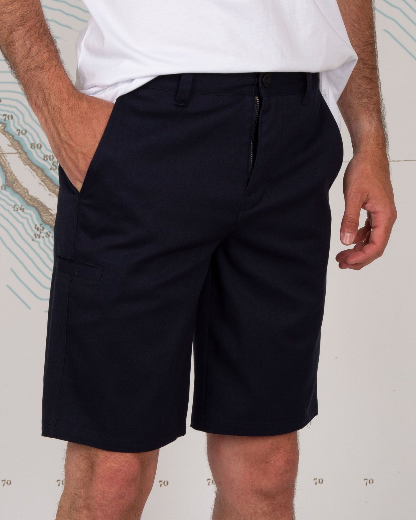 Deckhand Navy Chino Walkshort