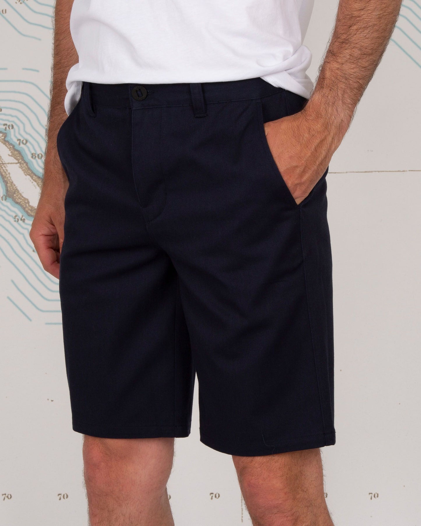 Deckhand Navy Chino Walkshort