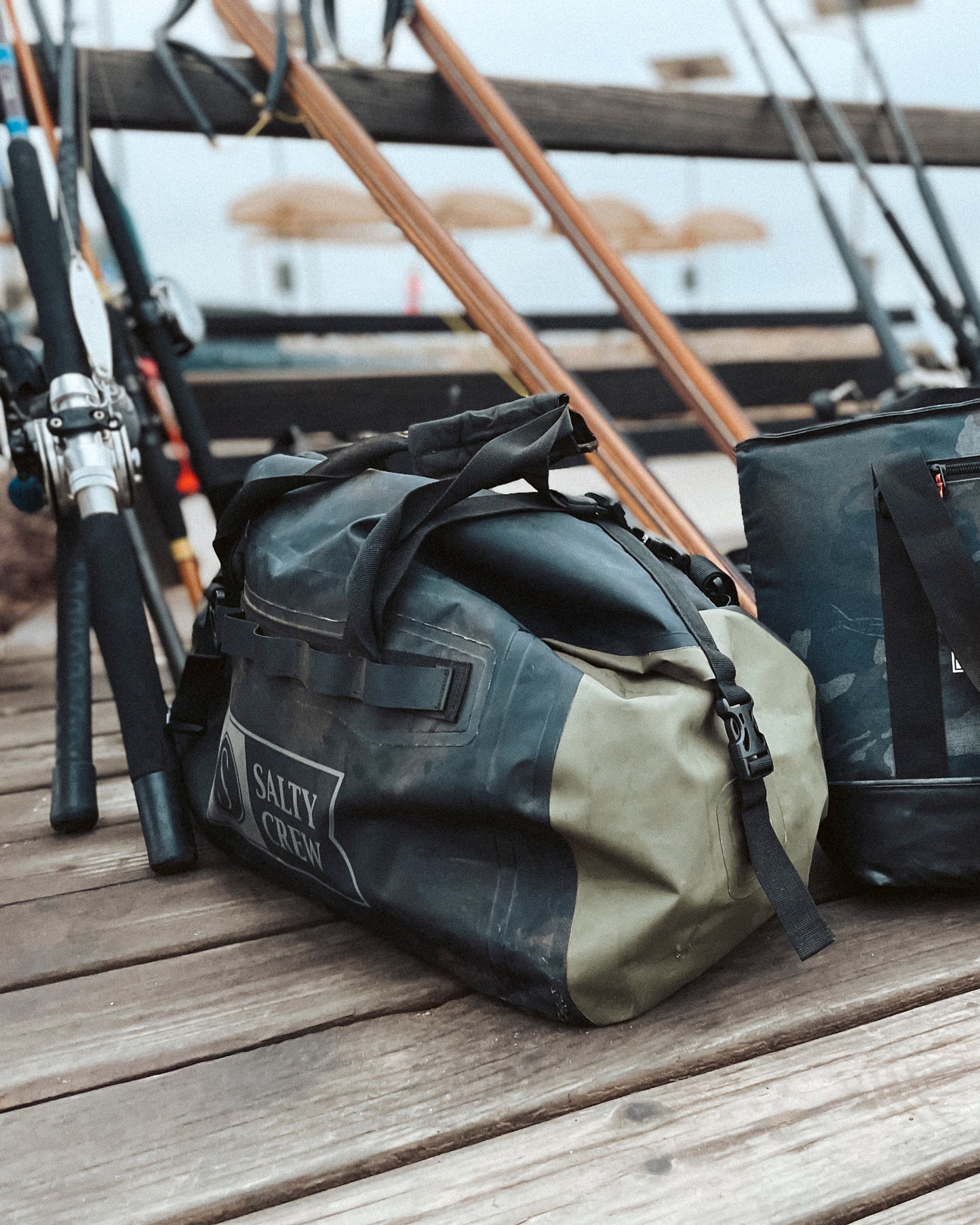 Voyager Black/Military Duffle