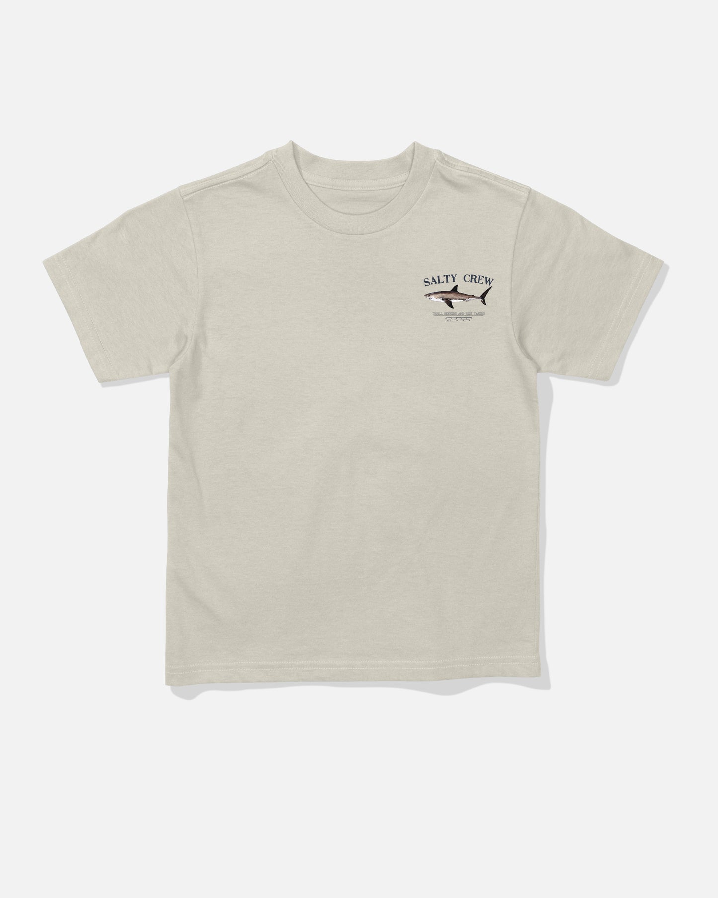 Front view of the Bruce Toddler Tee - Bone. 