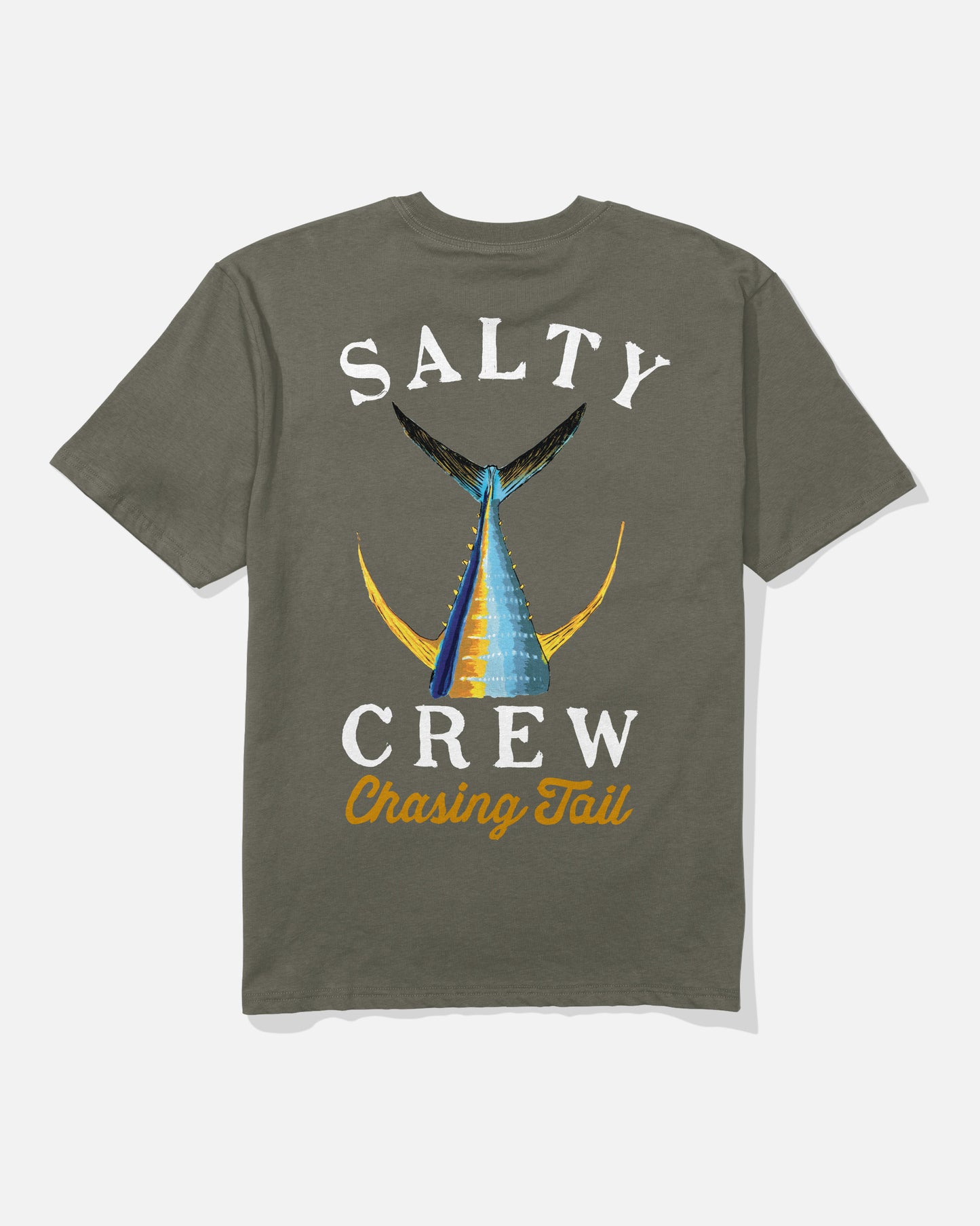 Tailed Classic Tee - Dusty Olive