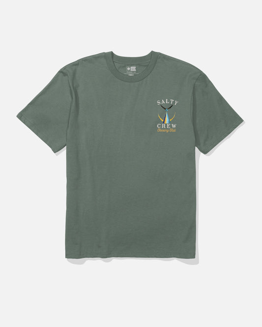 Front view of the Tailed Classic Tee - Laurel Wreath. 