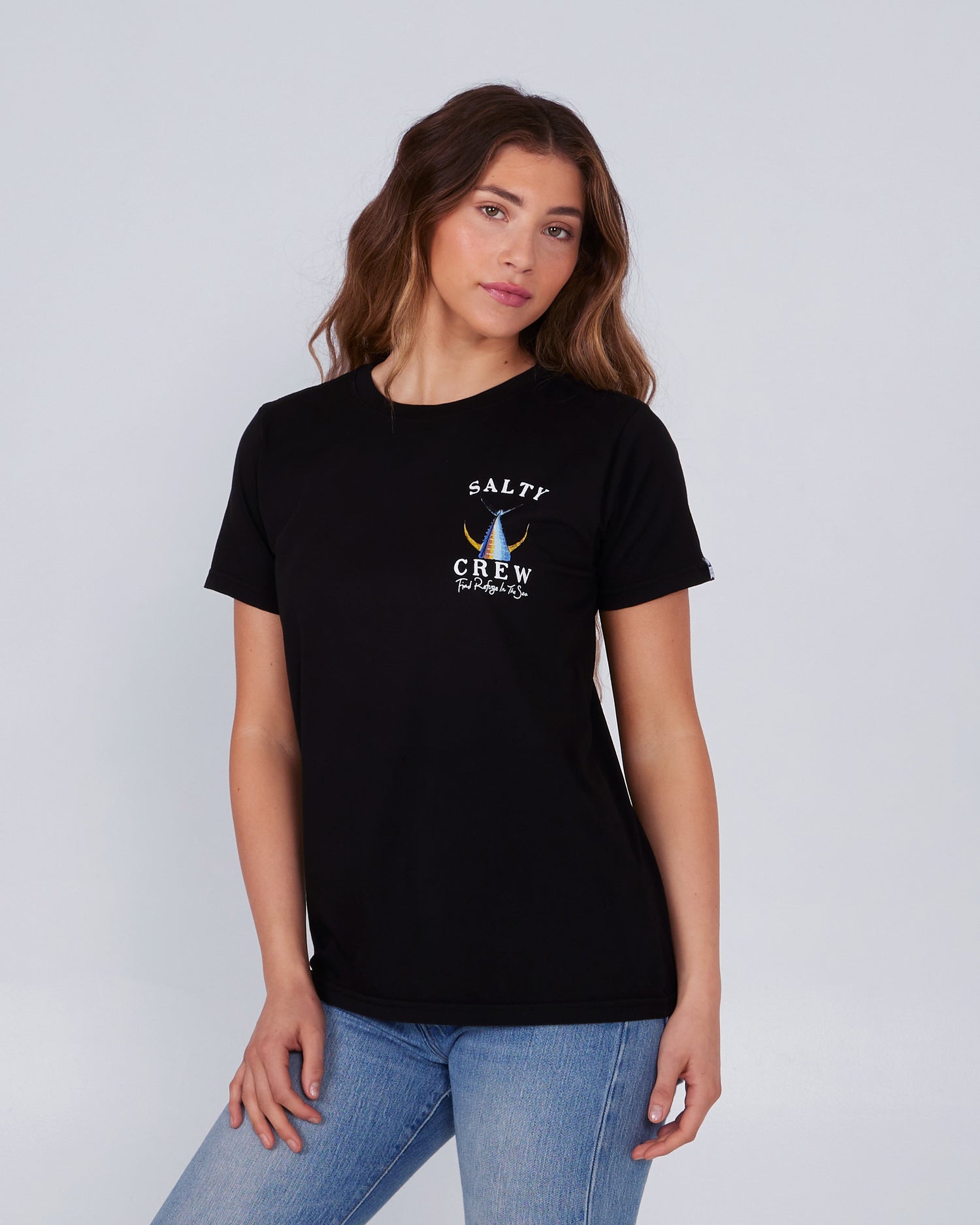 TAILED BOYFRIEND TEE Black