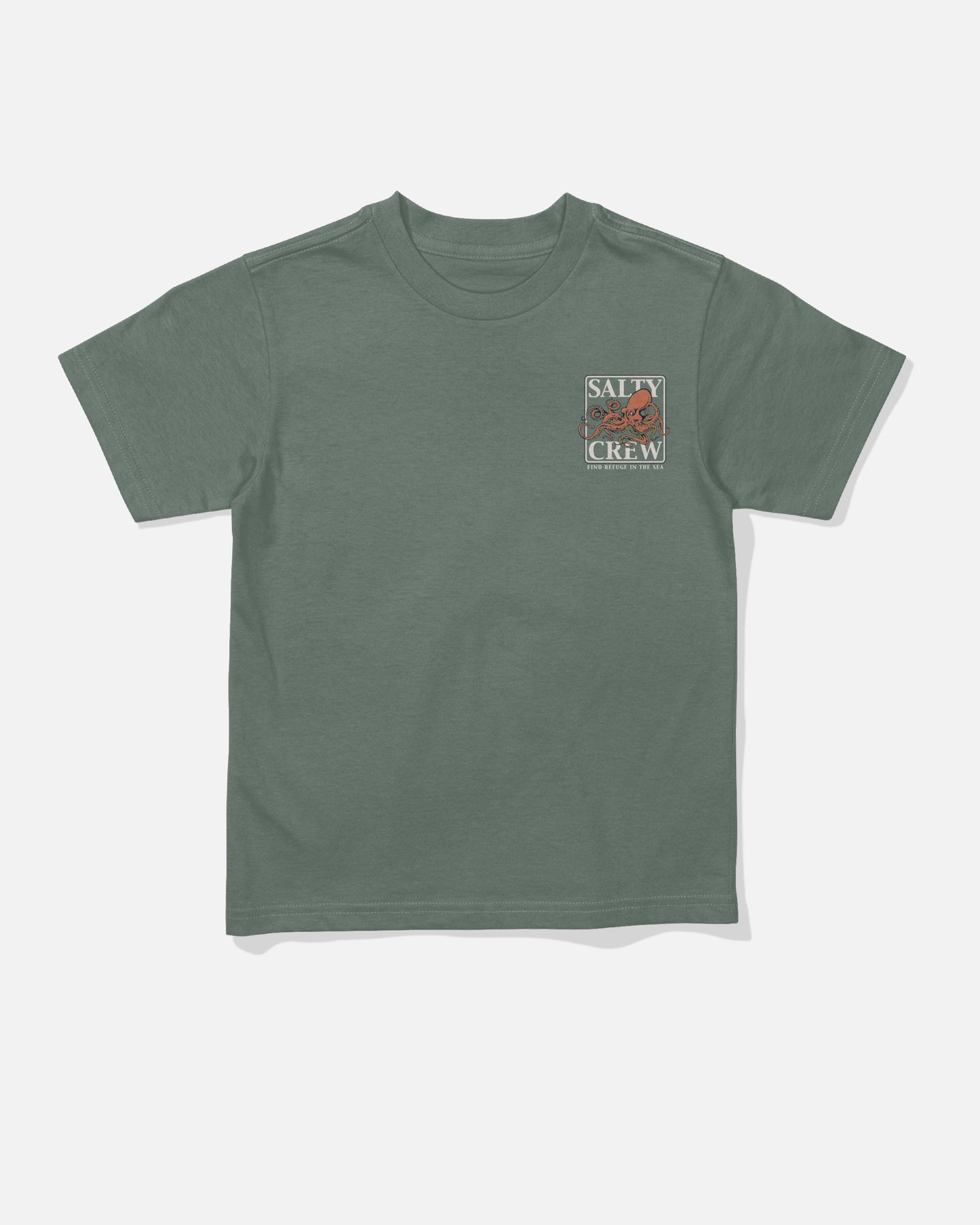 Front view of the Ink Slinger Toddler Tee - Laurel Wreath. 