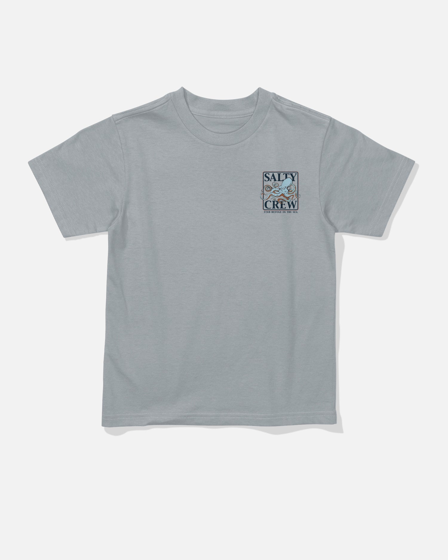 Front view of the Ink Slinger Toddler Tee - Quarry. 