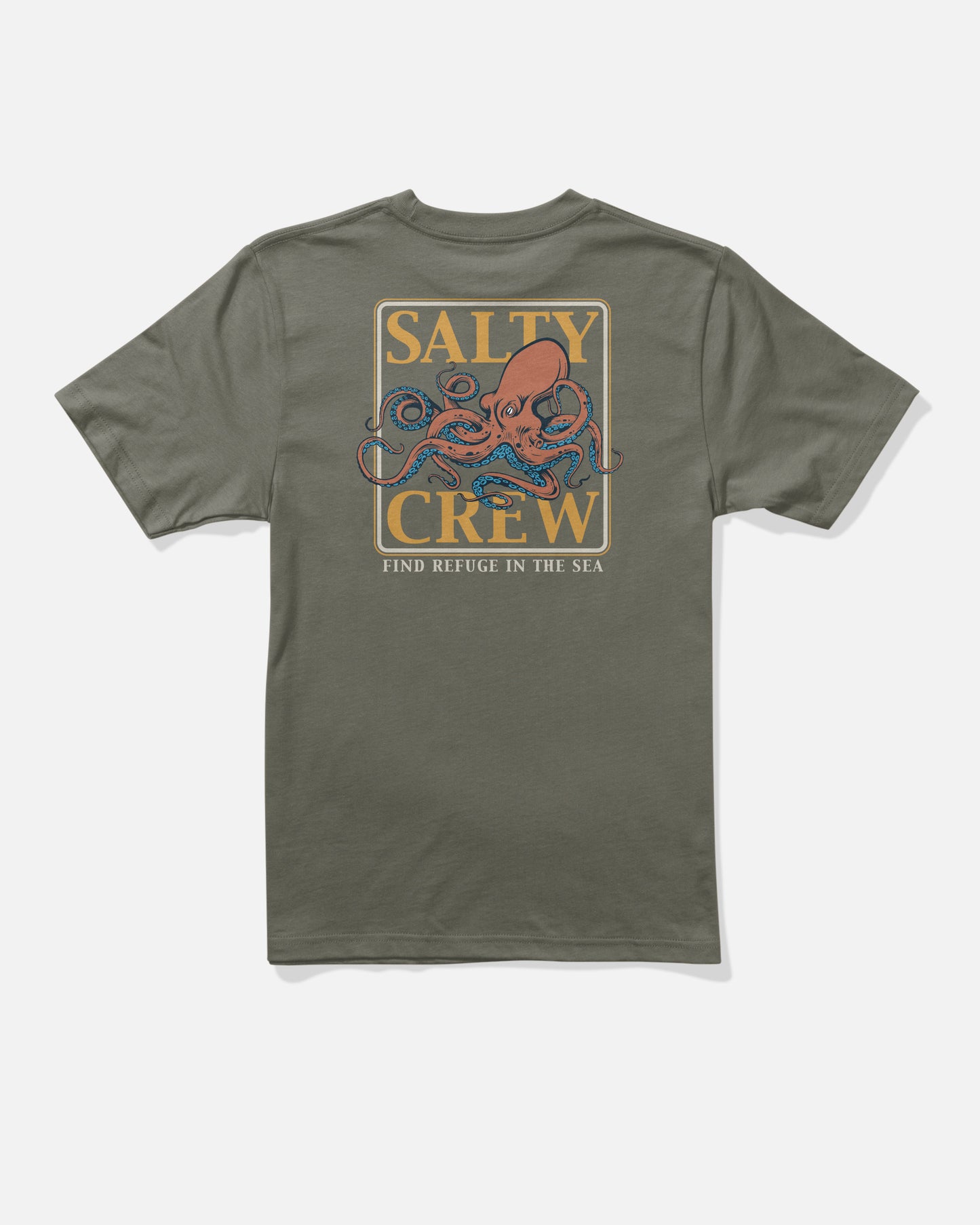 Ink Slinger Boys Tee - Dusty Olive