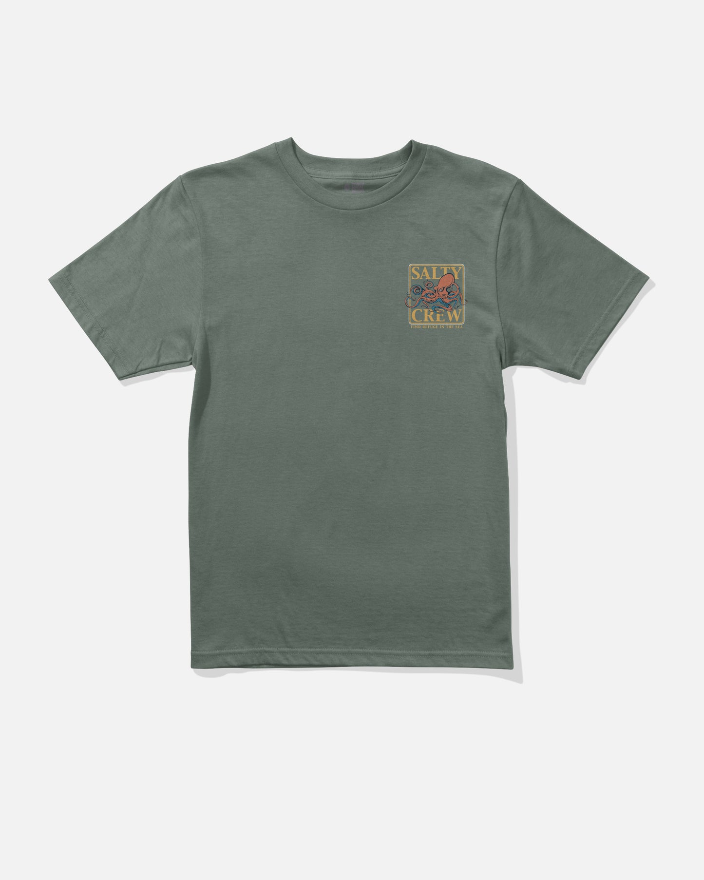 Front view of the Ink Slinger Boys Tee - Laurel Wreath. 