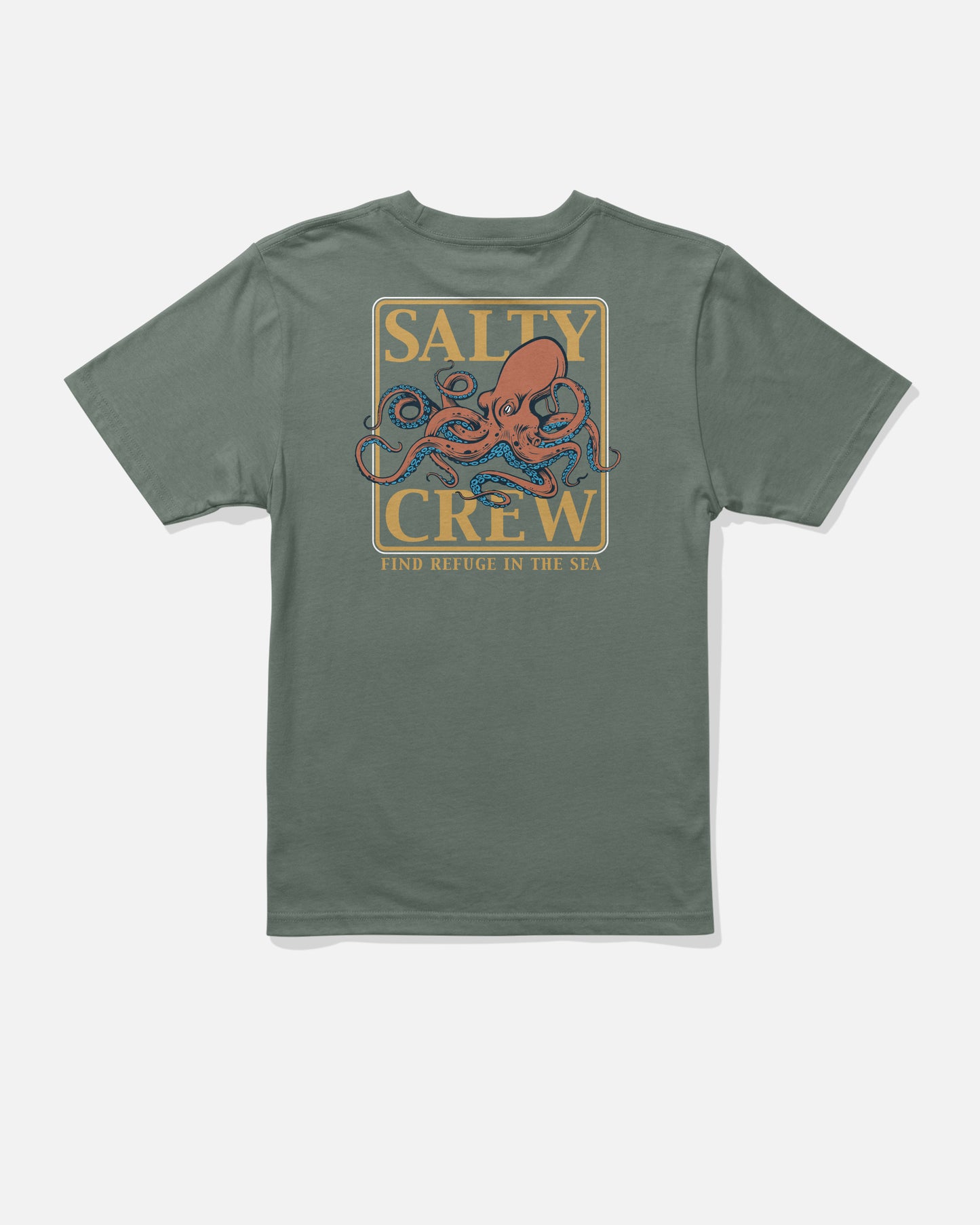Back view of the Ink Slinger Boys Tee - Laurel Wreath. 