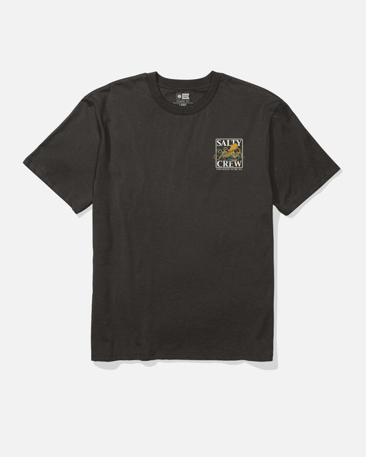 Front view of the Ink Slinger Classic Tee - Black. 