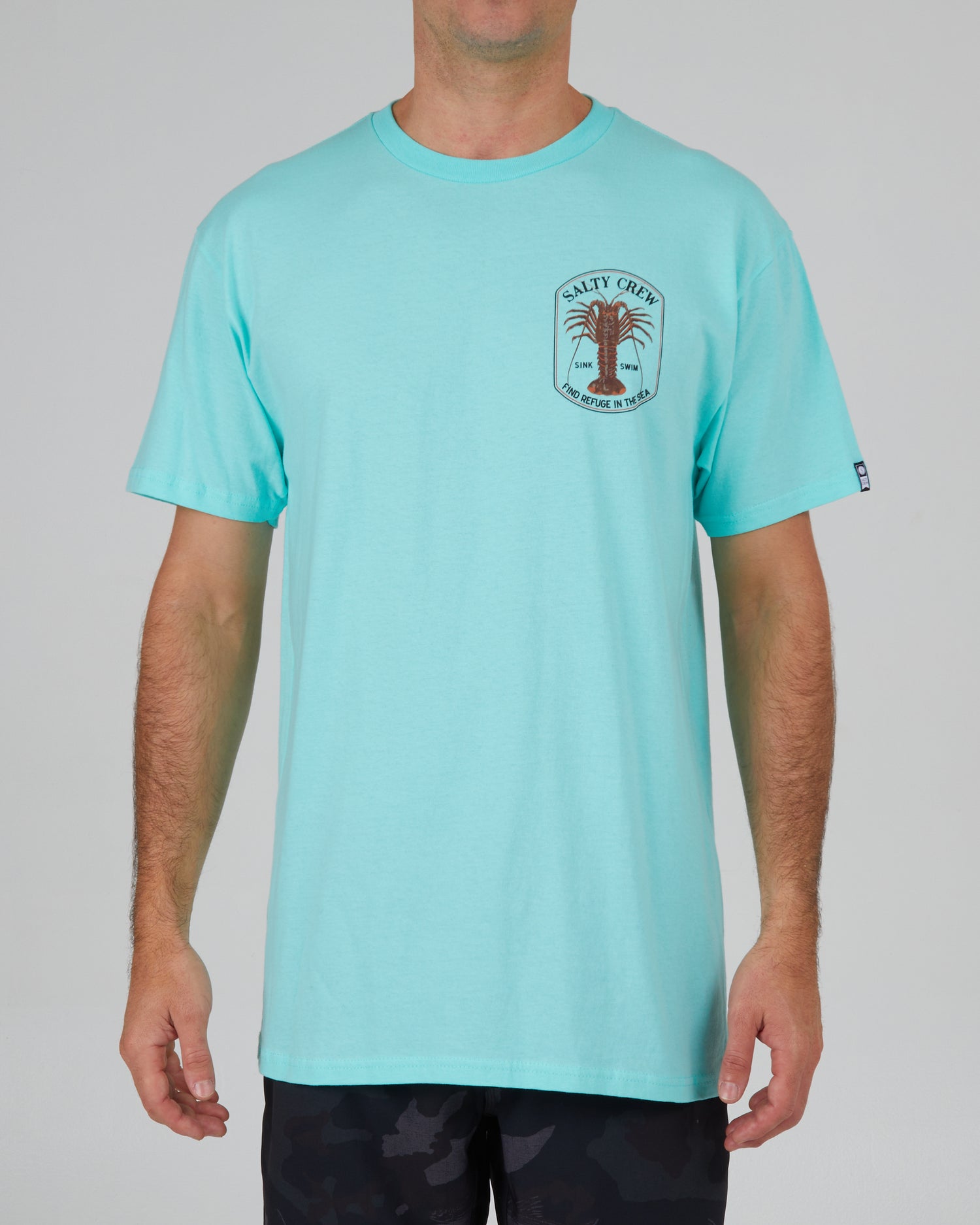 front view of Spiny Sea Foam S/S Standard Tee