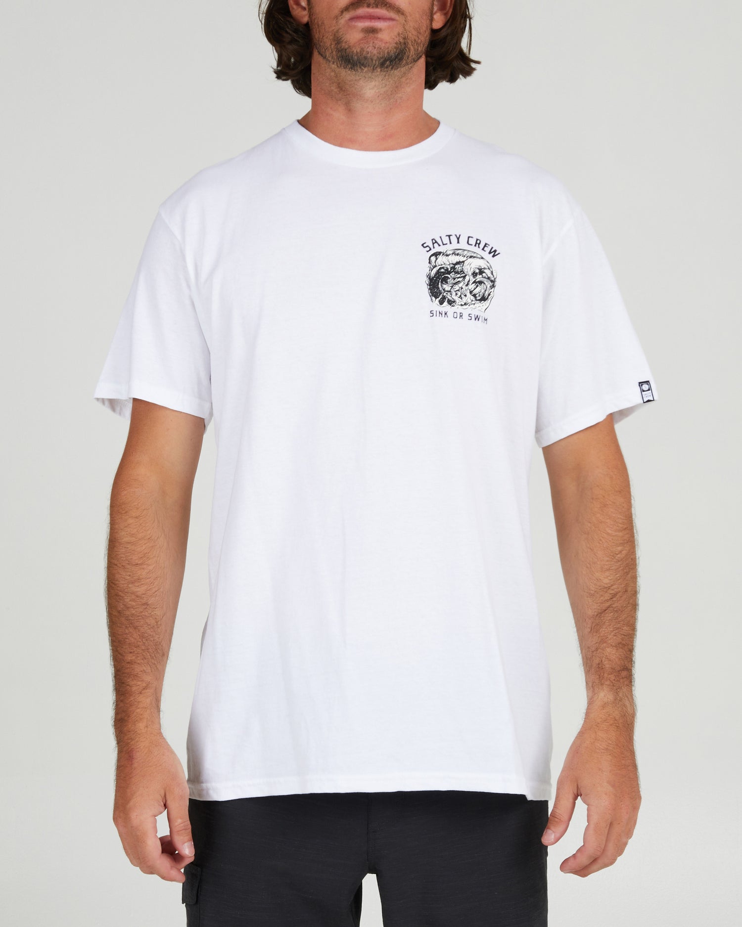 On body front of the Tsunami White S/S Standard Tee