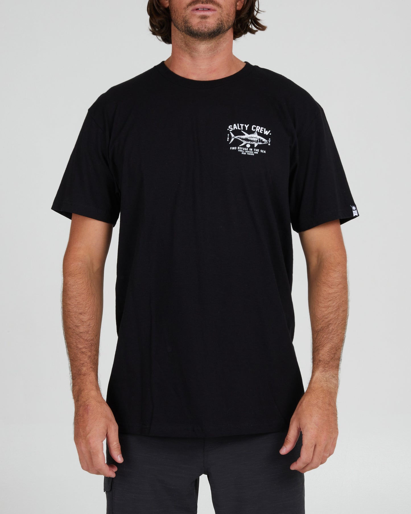 On body front of the Market Black S/S Standard Tee