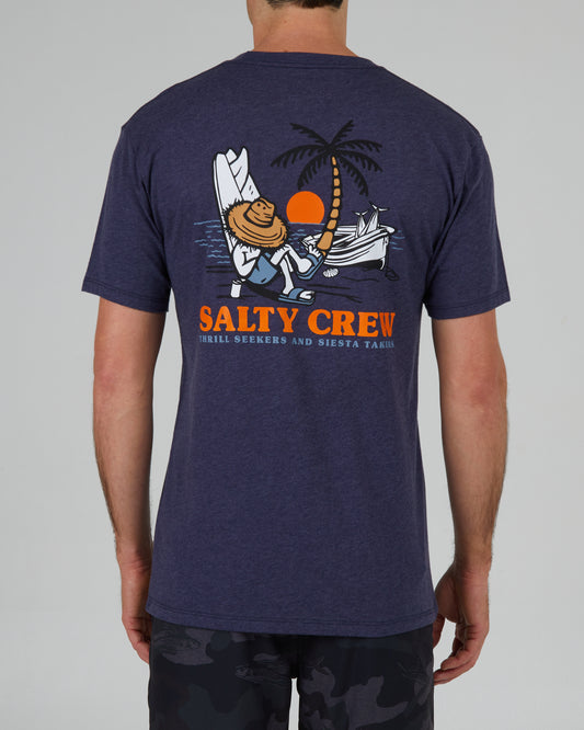 Siesta Navy Heather S/S Premium Tee