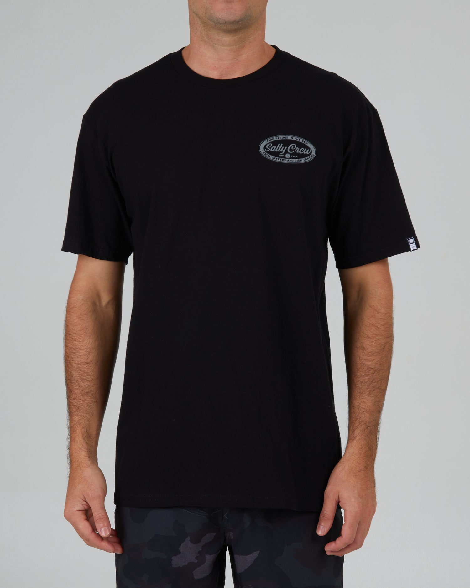 front view of Ovaltine Black S/S Standard Tee