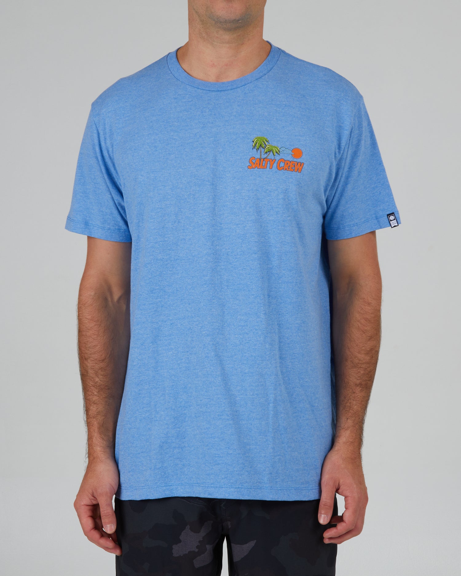 front view of Tropicali Light Blue S/S Standard Tee