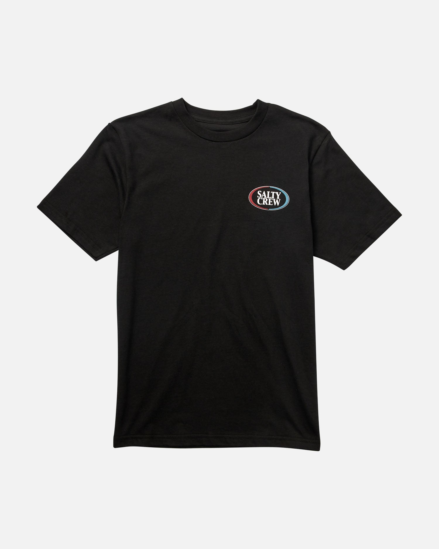 front view of Half N Half Boys Black S/S Tee