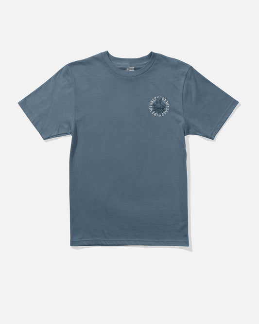 Front view of the Tentacles Boys Tee - Slate. 