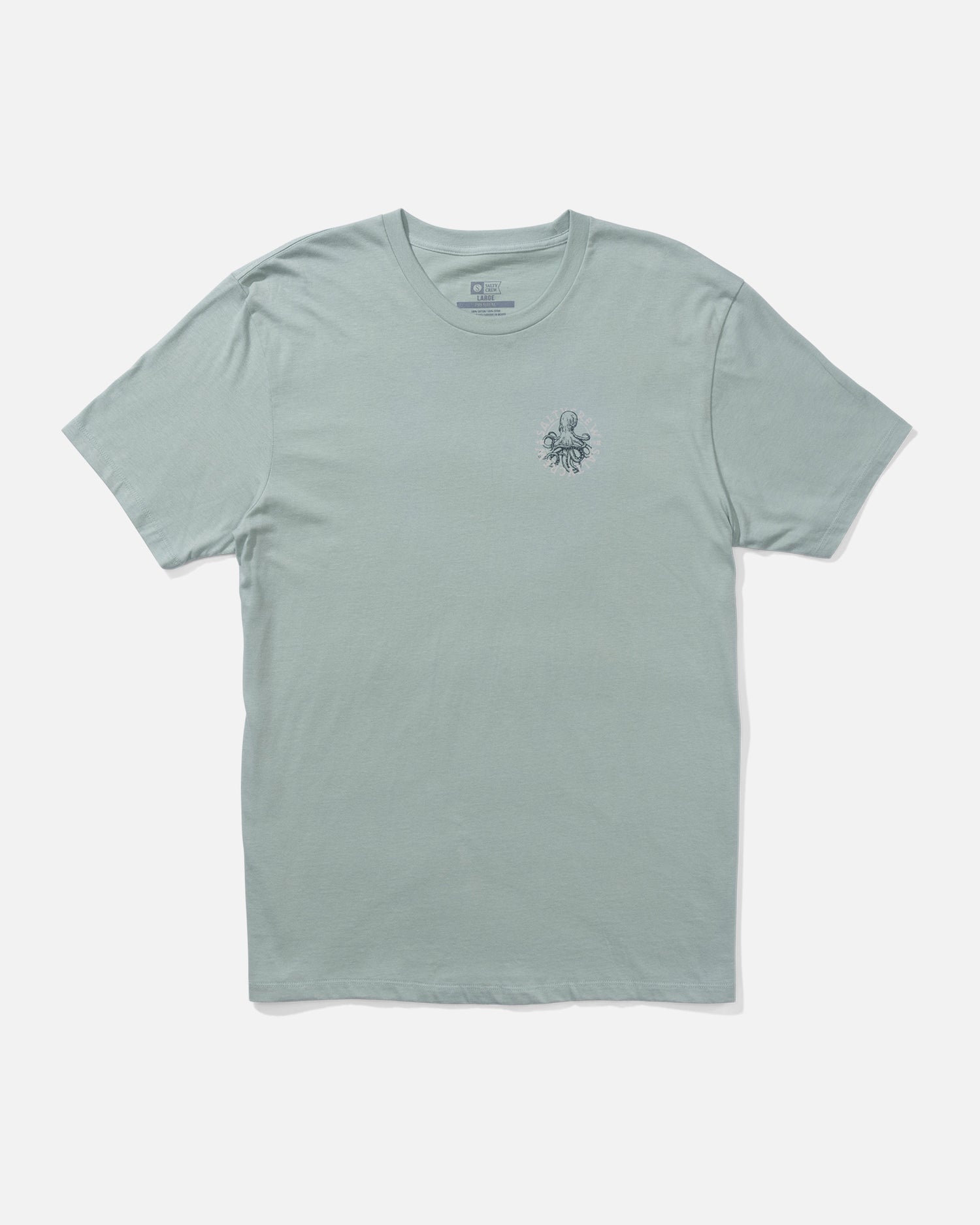 Front view of the Tentacles Premium Tee - Mackerel. 