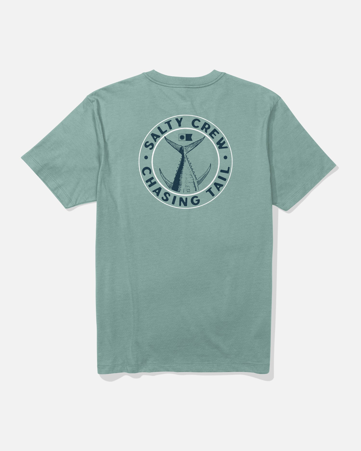 back view of Tailgate Premium Tee - Mackerel