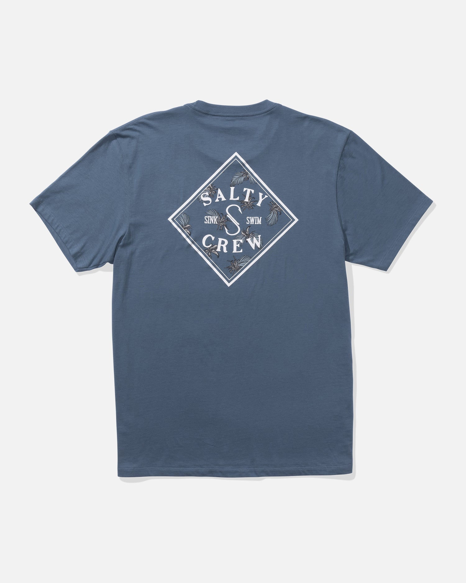 Back view of the Tippet Fill Premium Tee - Slate. 