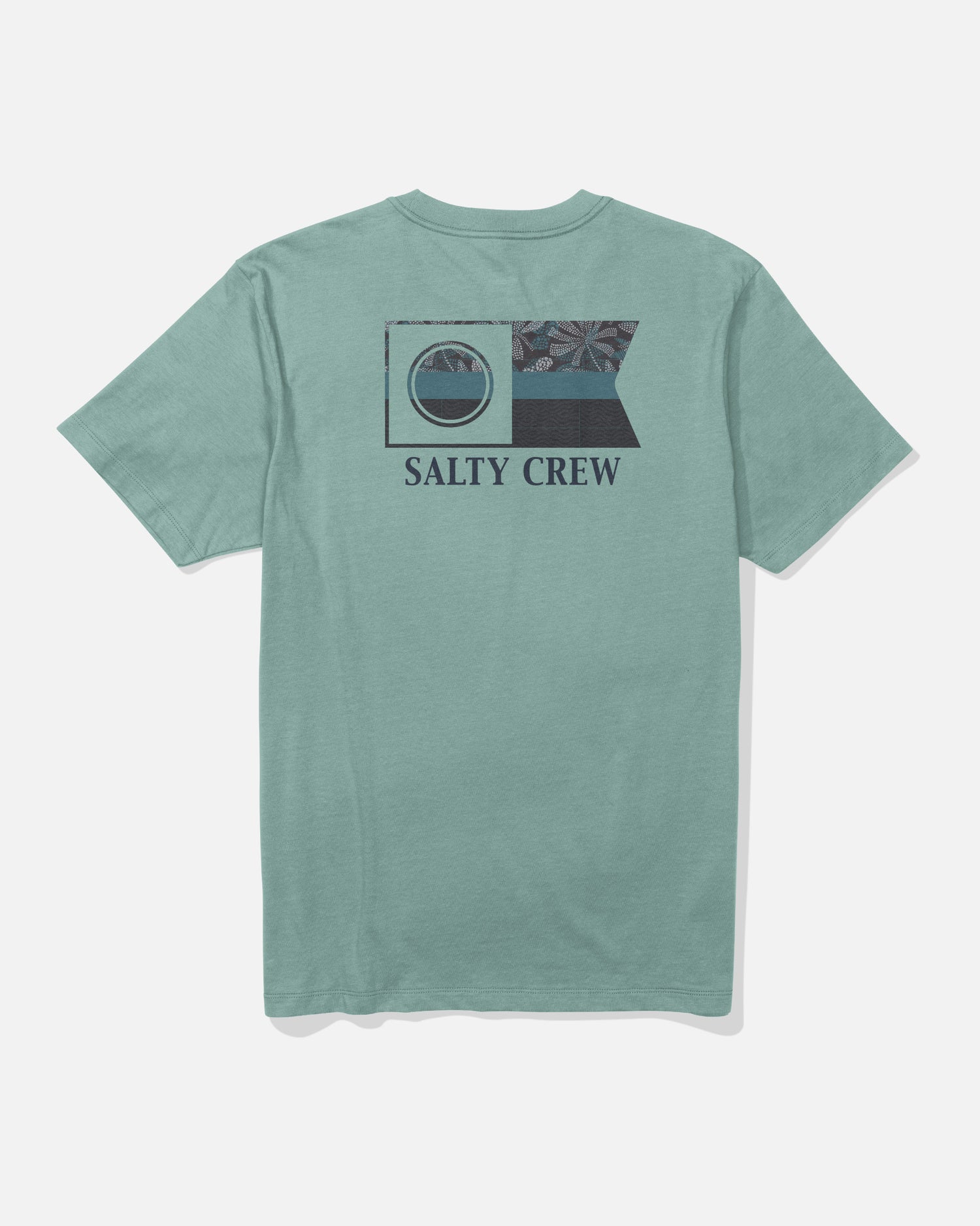 back view of Flagship Premium Tee - Mackerel