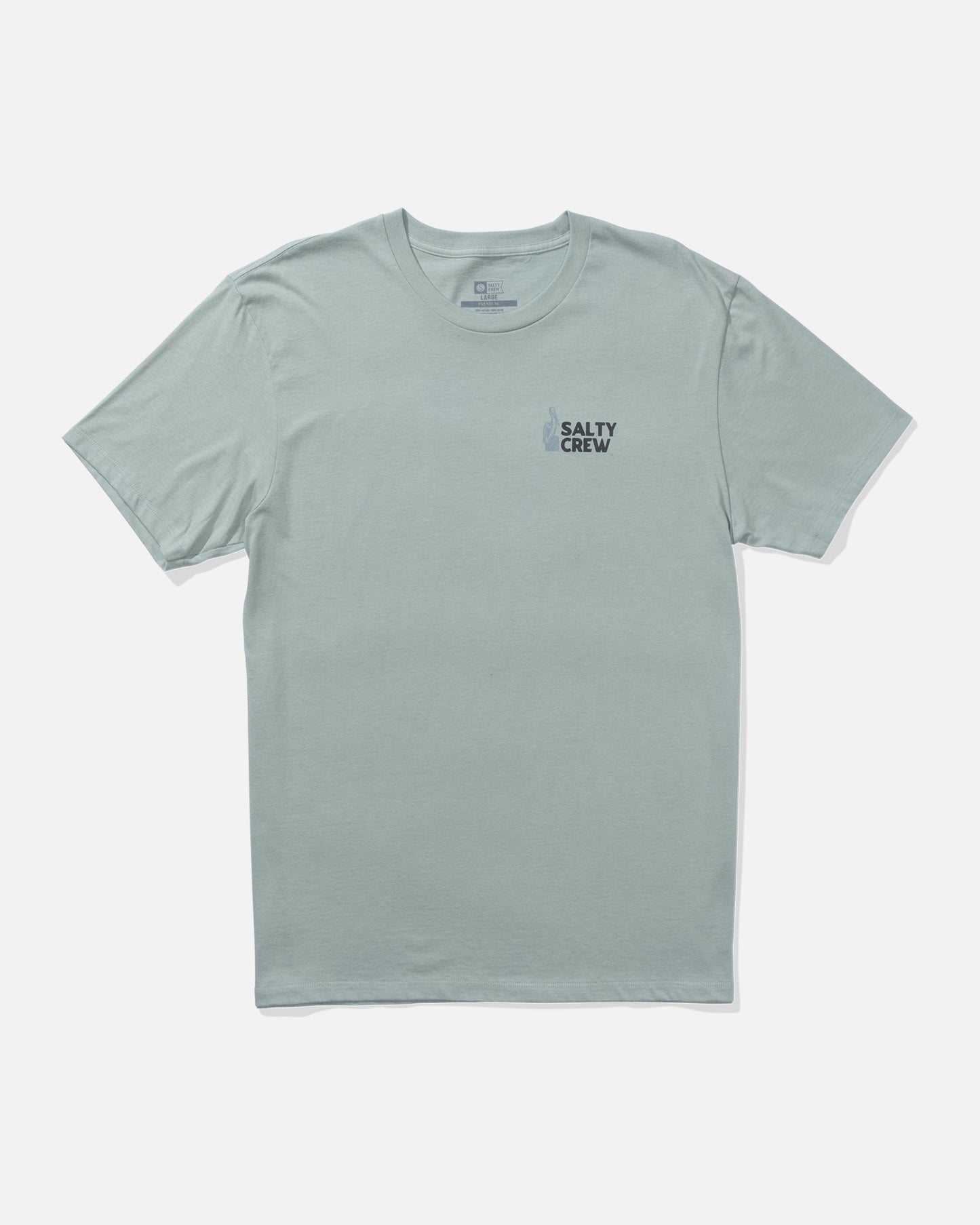 Front view of the Stakeout Premium Tee - Mackerel. 