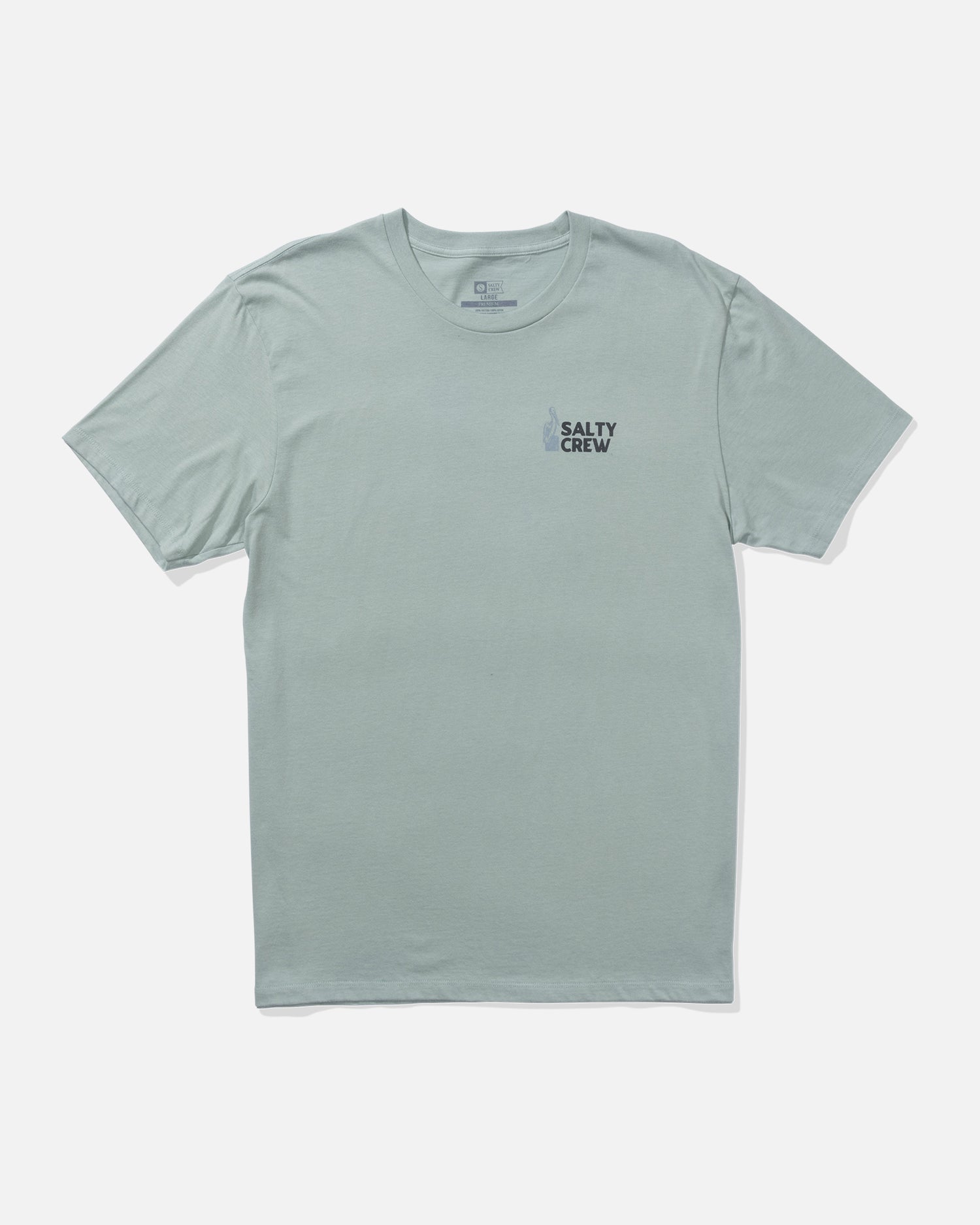 Front view of the Stakeout Premium Tee - Mackerel. 