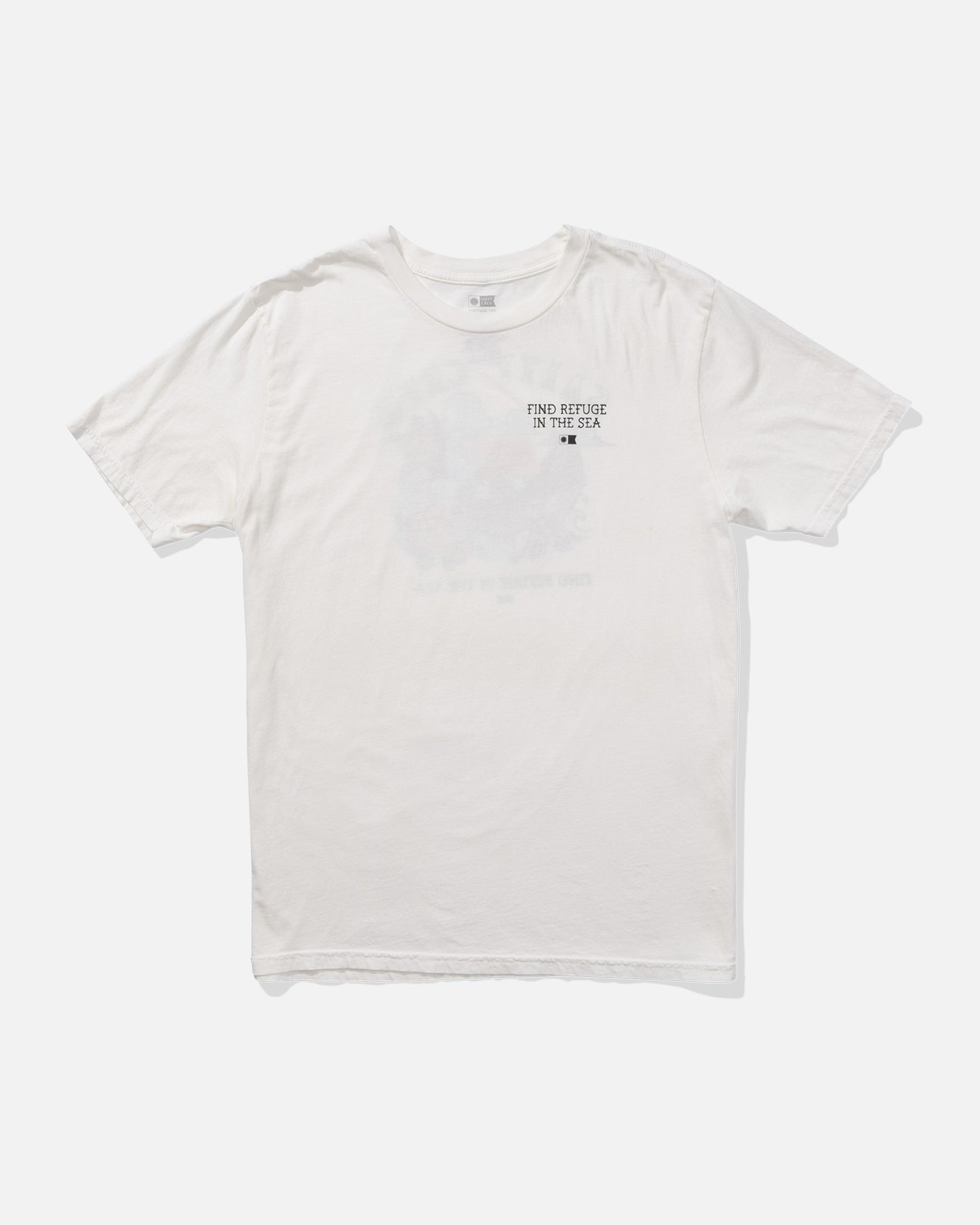 front view of Hopper Vintage Tee - Off White