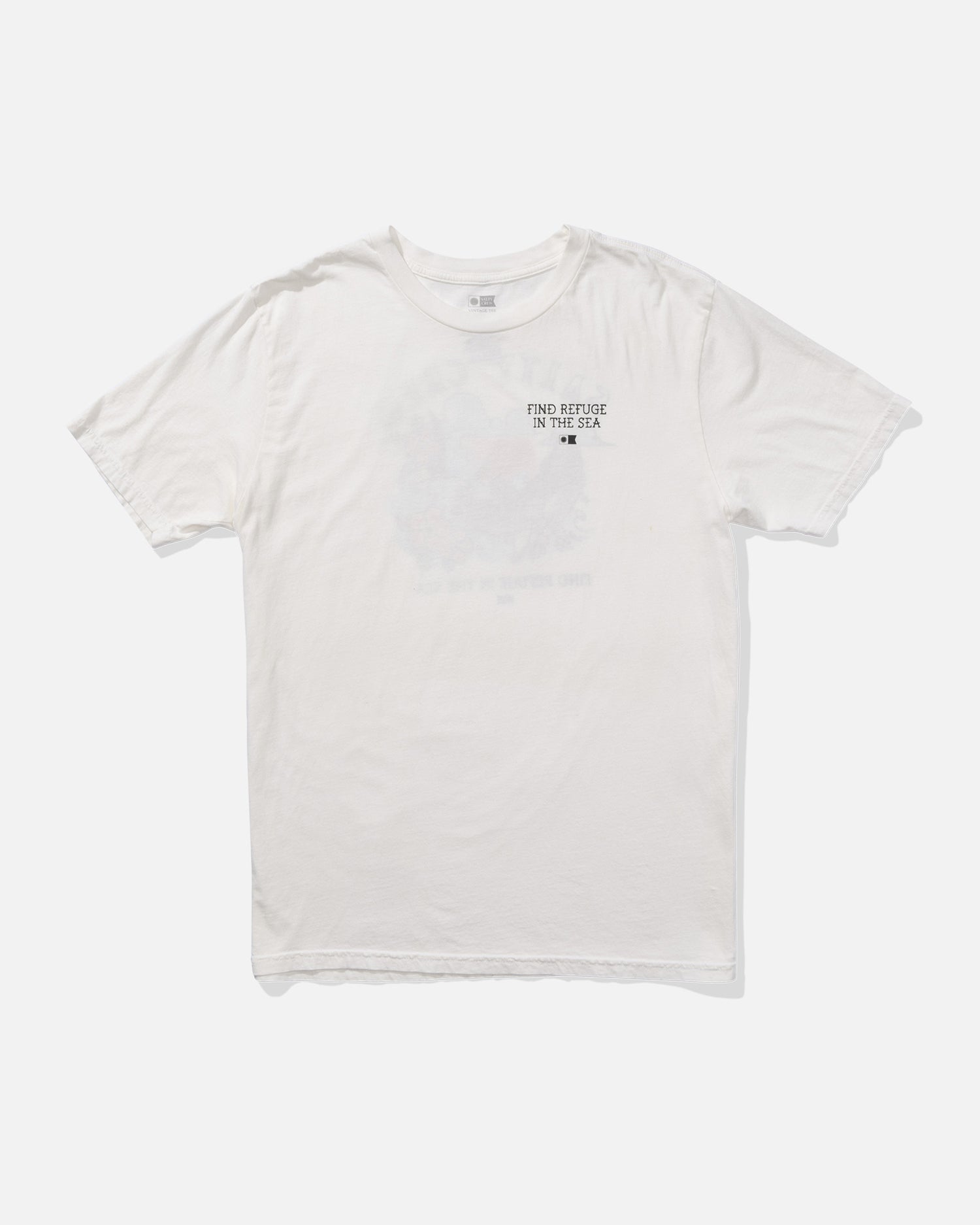 front view of Hopper Vintage Tee - Off White