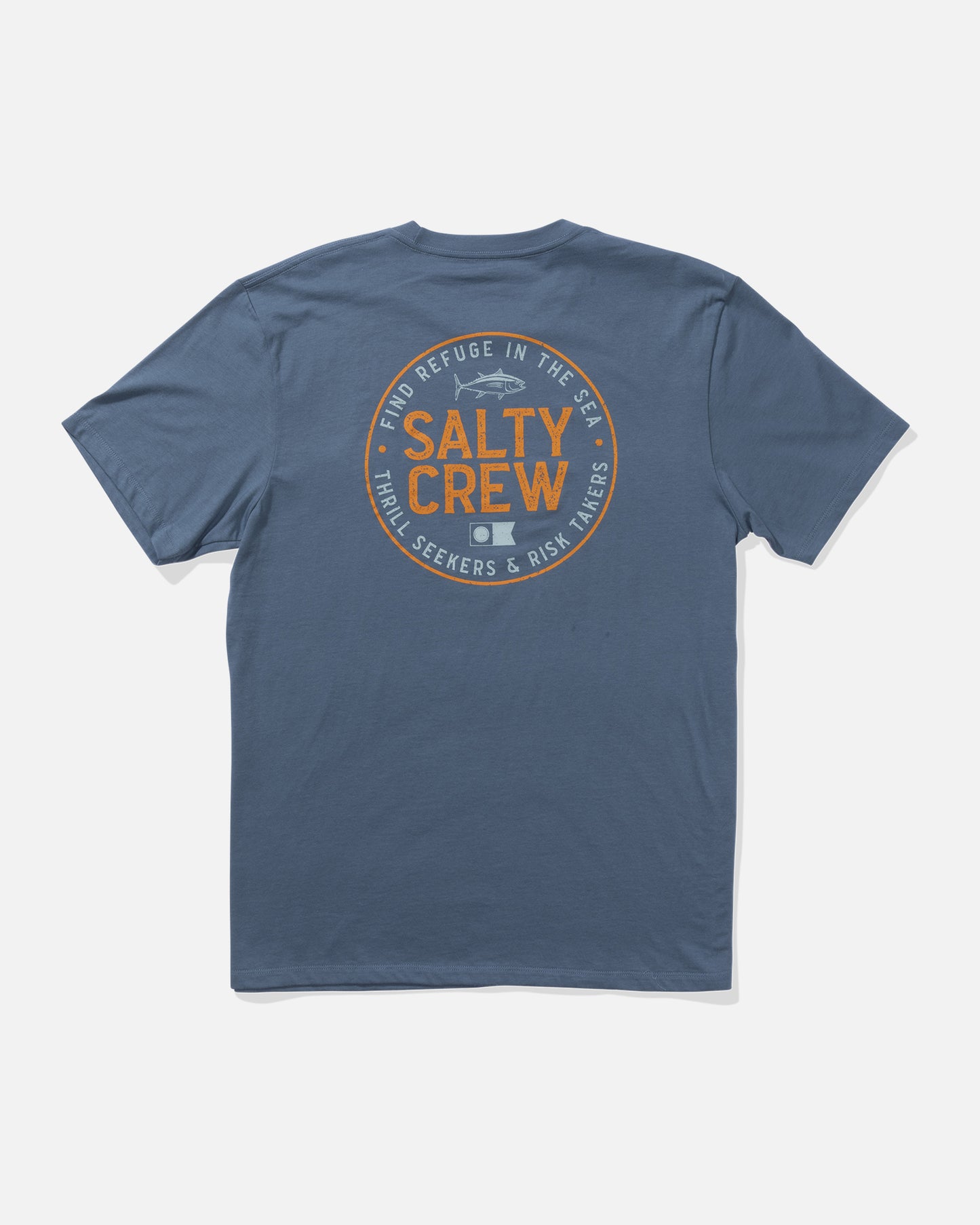 Back view of the Legendary Premium Tee - Slate. 