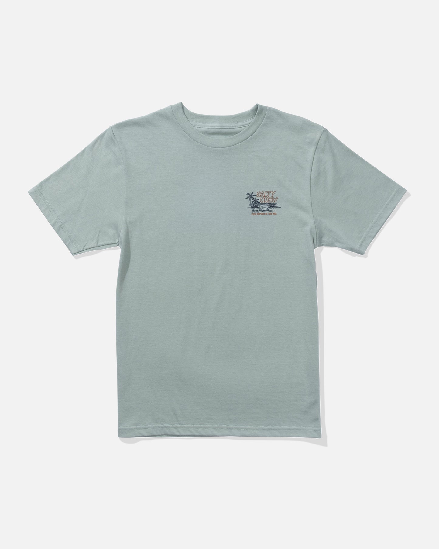 front view of A Frame Boys Tee - Mackerel