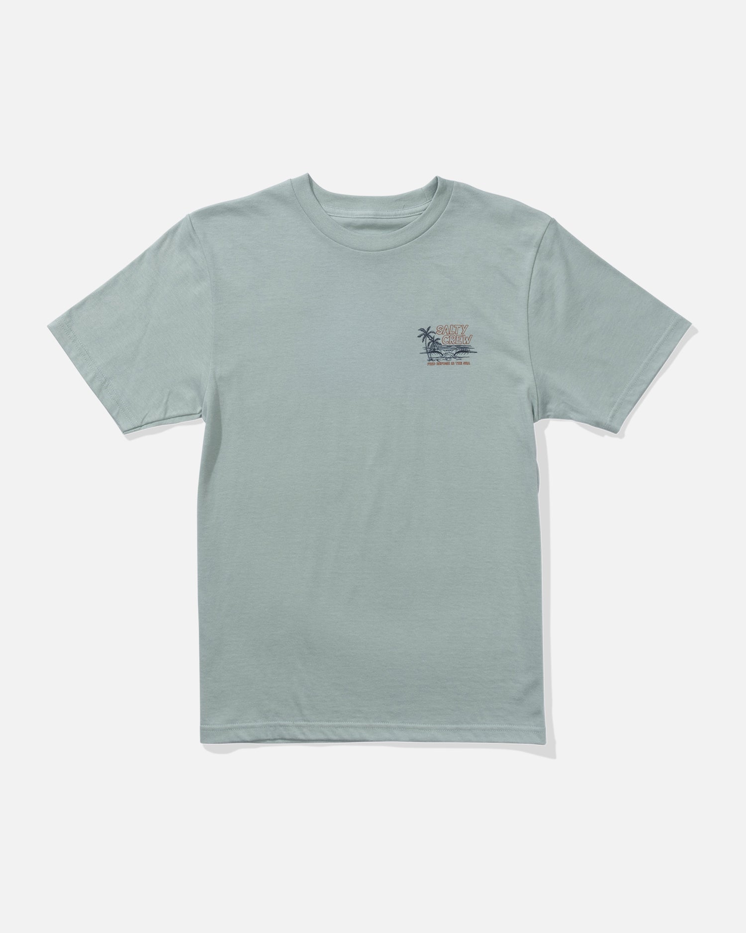 front view of A Frame Boys Tee - Mackerel