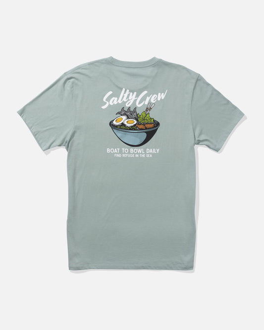 back view of Fish Bowl Premium Tee - Mackerel