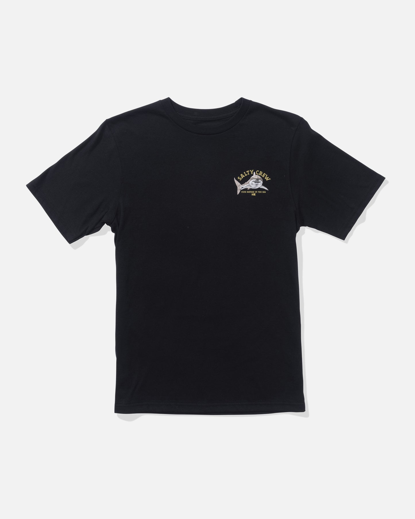front view of Lurking Boys Tee - Black