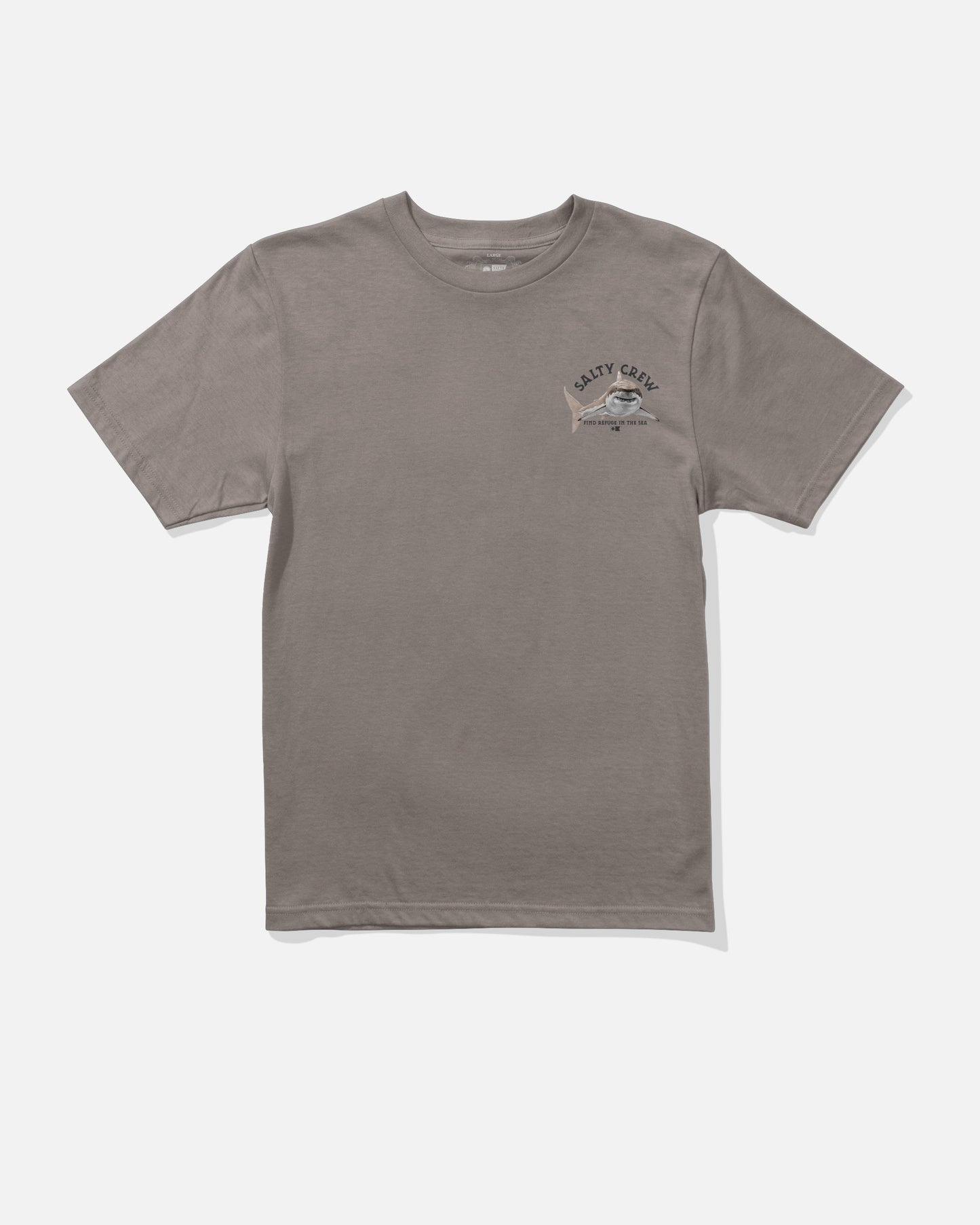 Front view of the Lurking Boys Tee - Cinder. 